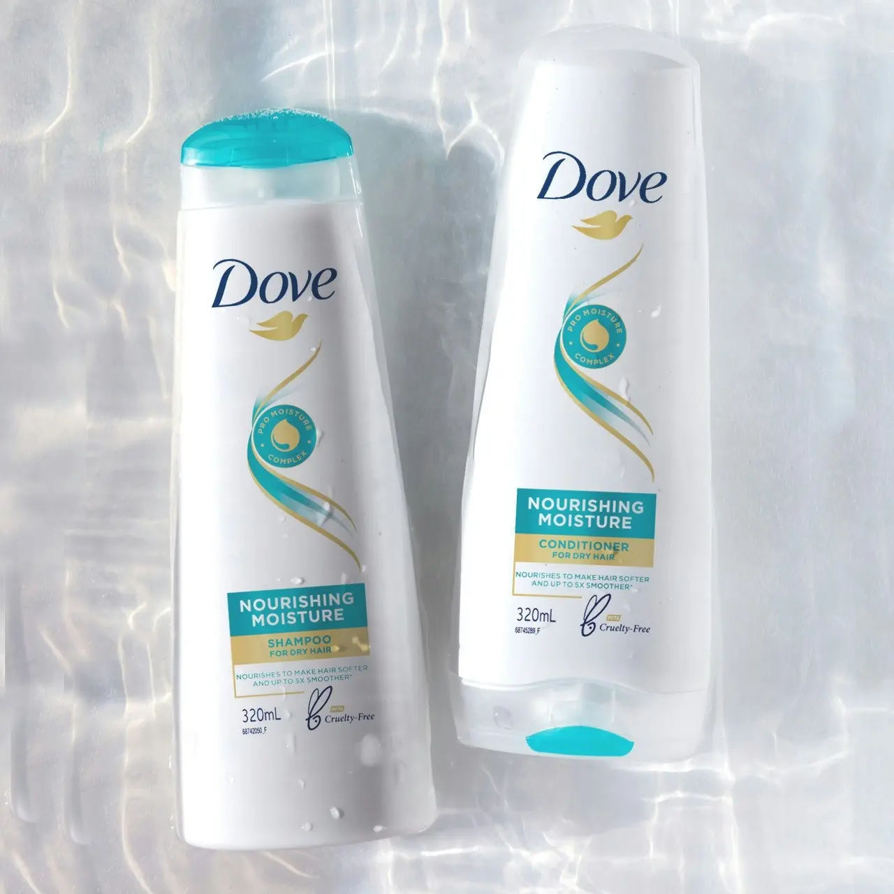 Dove Nourishing Moisture Conditioner for Dry Hair with Pro Moisture Complex  320ml