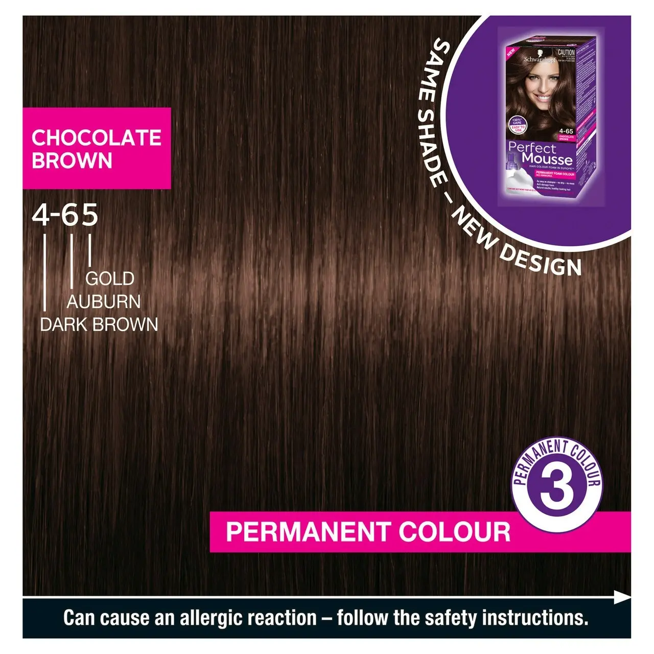 Schwarzkopf Perfect Mousse 4-65 Chocolate Brown