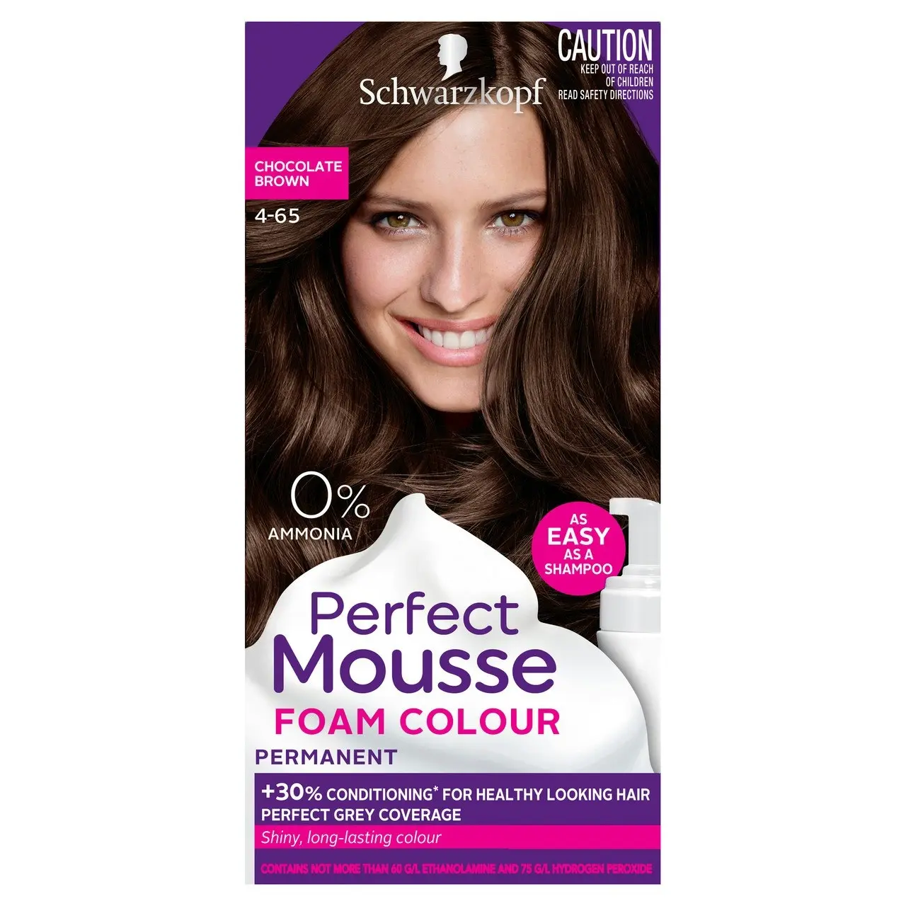 Schwarzkopf Perfect Mousse 4-65 Chocolate Brown