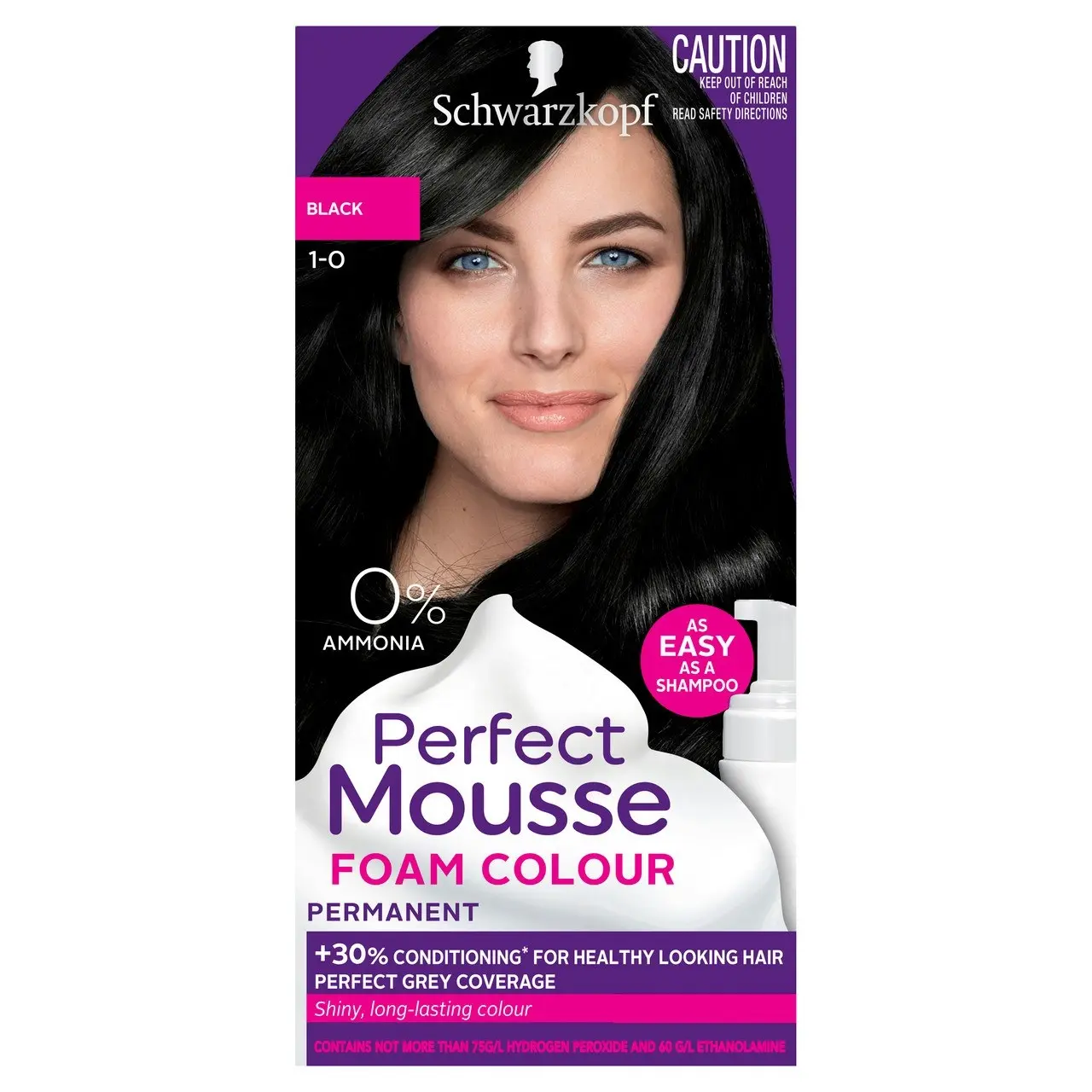 Schwarzkopf Perfect Mousse 1-0 Black