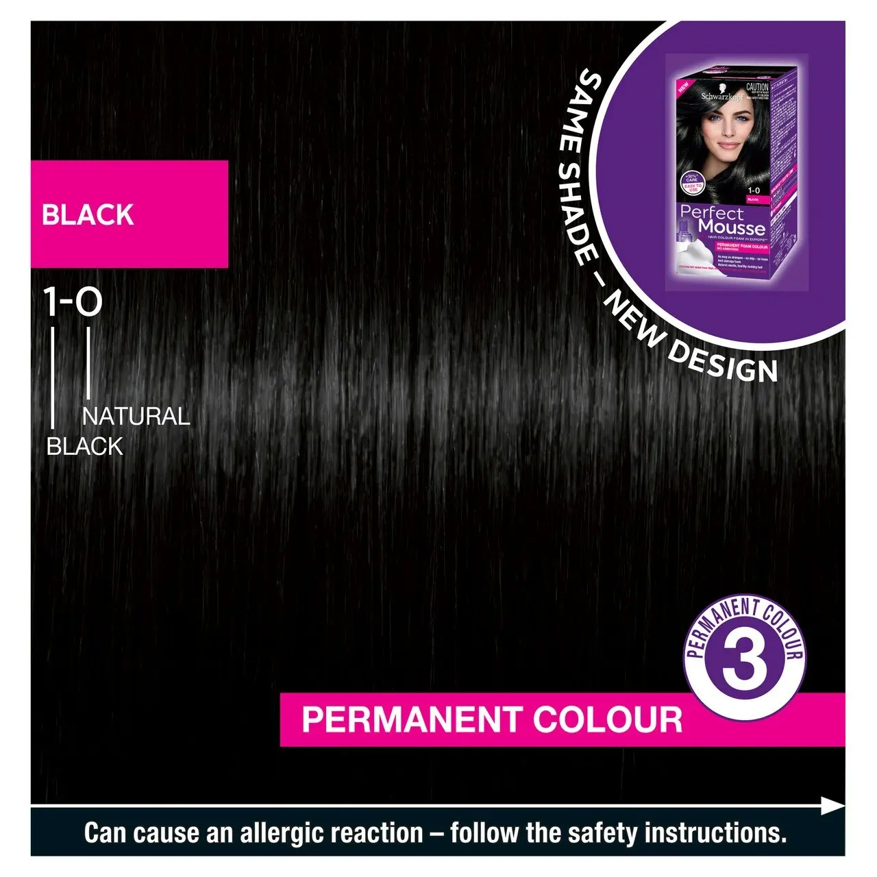 Schwarzkopf Perfect Mousse 1-0 Black