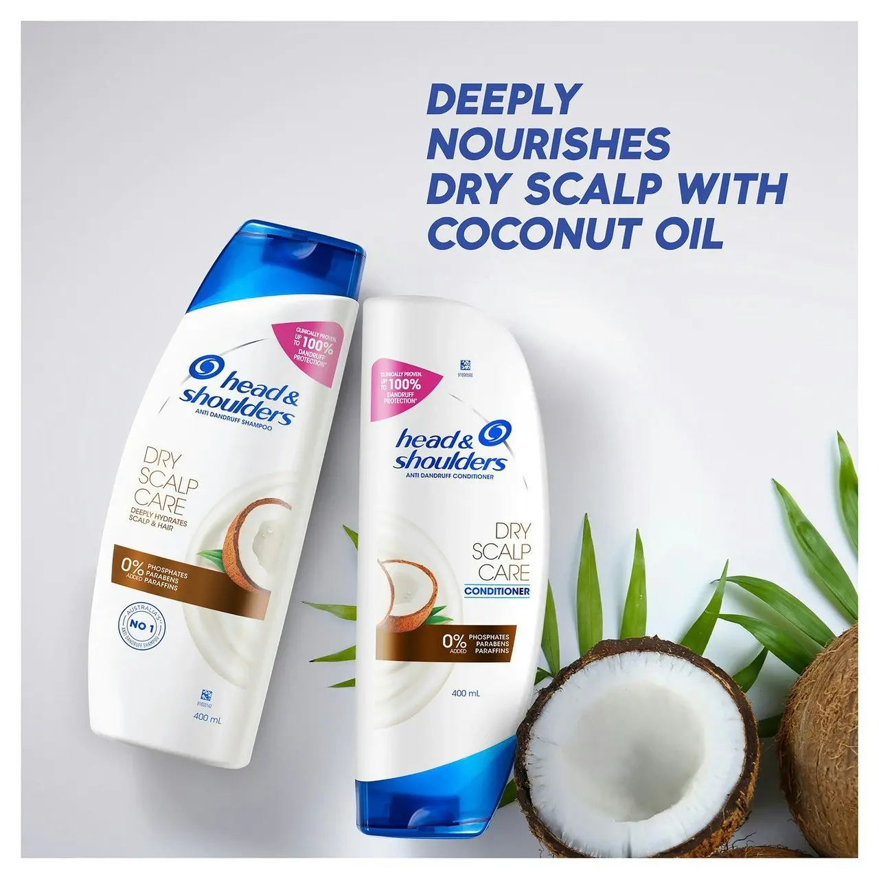 Head & Shoulders Dry Scalp Care Anti Dandruff Conditioner with Coconut Oil for Dry Scalp 200 ml