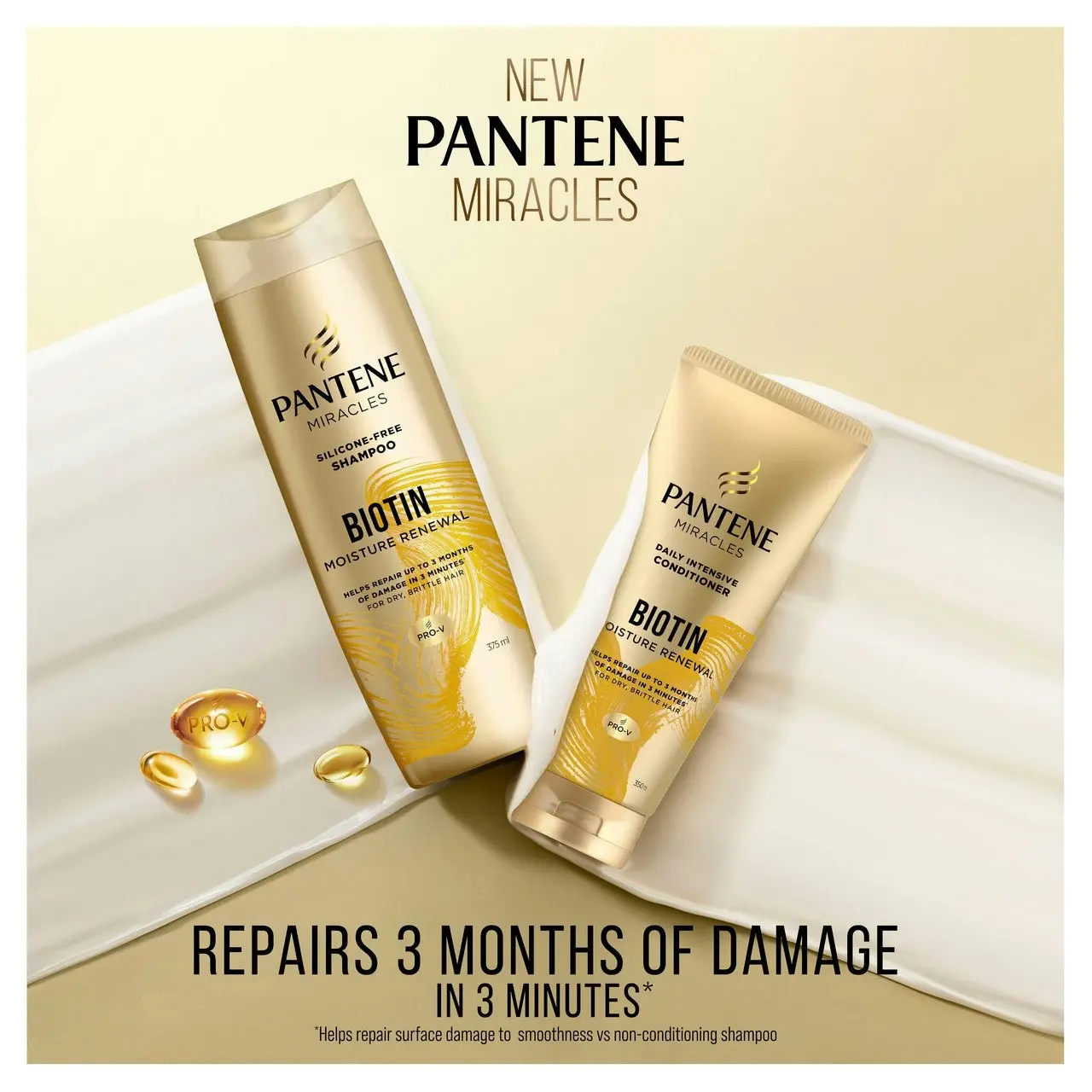 Pantene Miracles Keratin Sleek & Smooth Daily Intensive Conditioner 180 ml