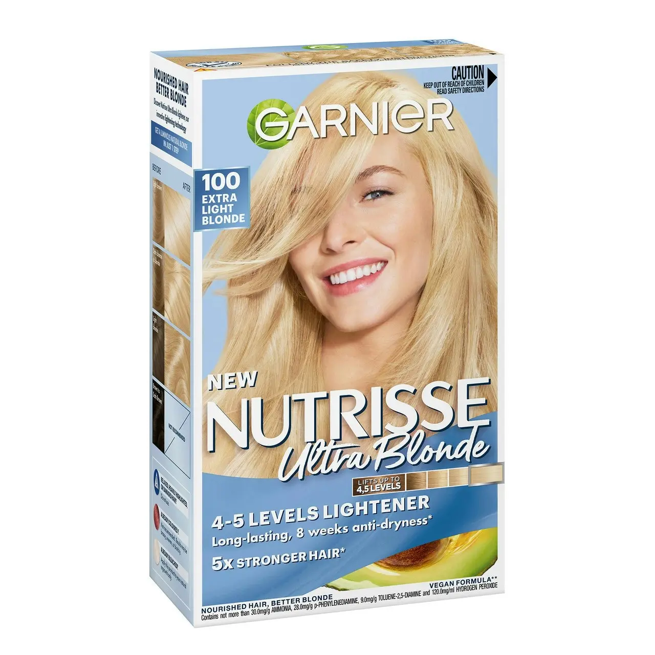 Garnier Nutrisse Permanent Hair Colour - 100 Extra Light Blonde