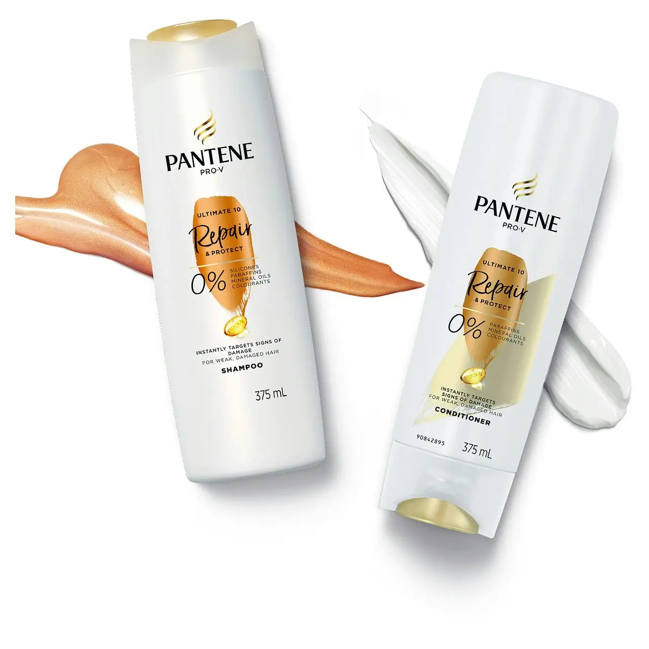 Pantene Pro-V Ultimate 10 Repair & Protect Conditioner: Stengthening Conditioner for Damaged Hair 375 ml