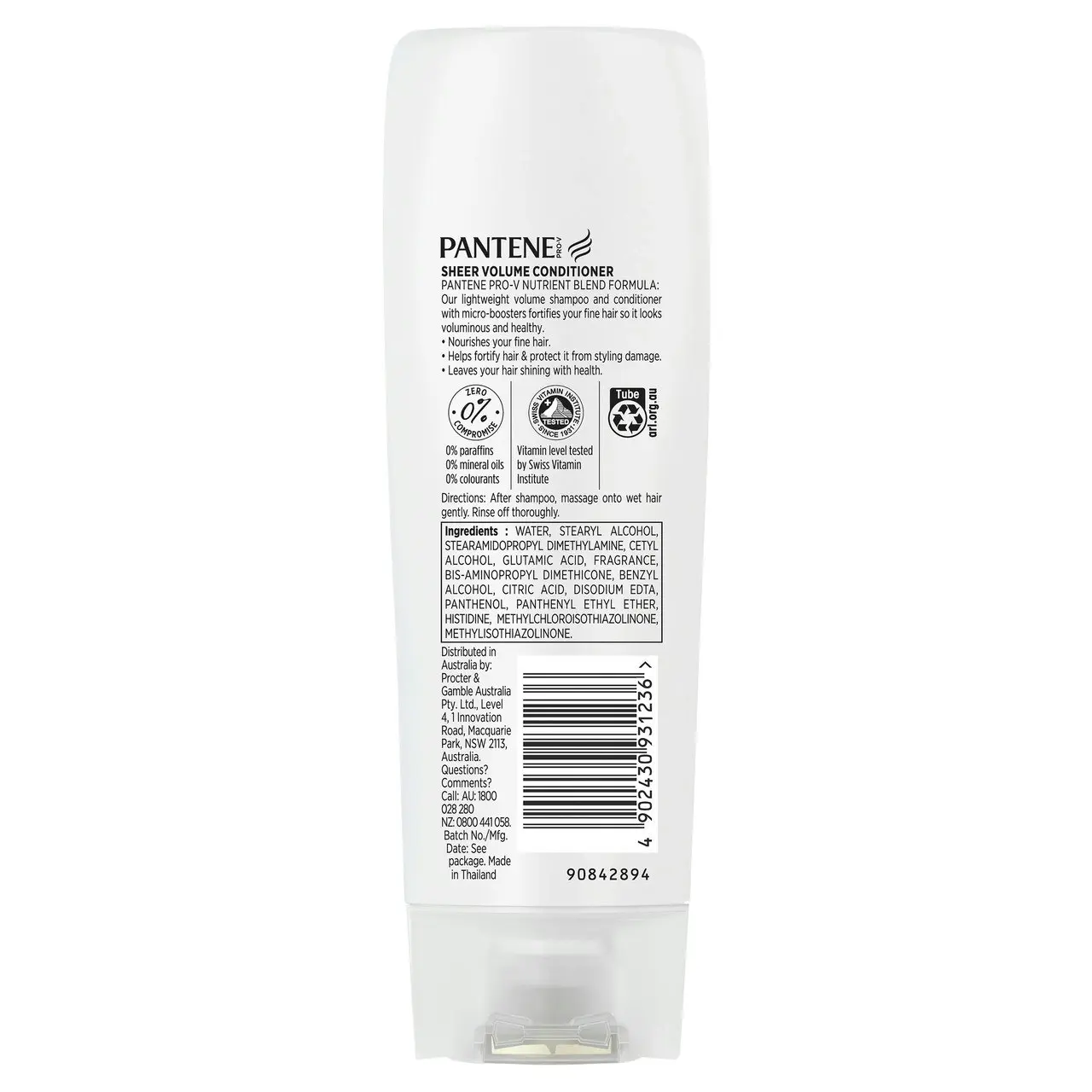 Pantene Pro-V  Sheer Volume Conditioner: Volumising Conditioner for Fine Hair 375 ml