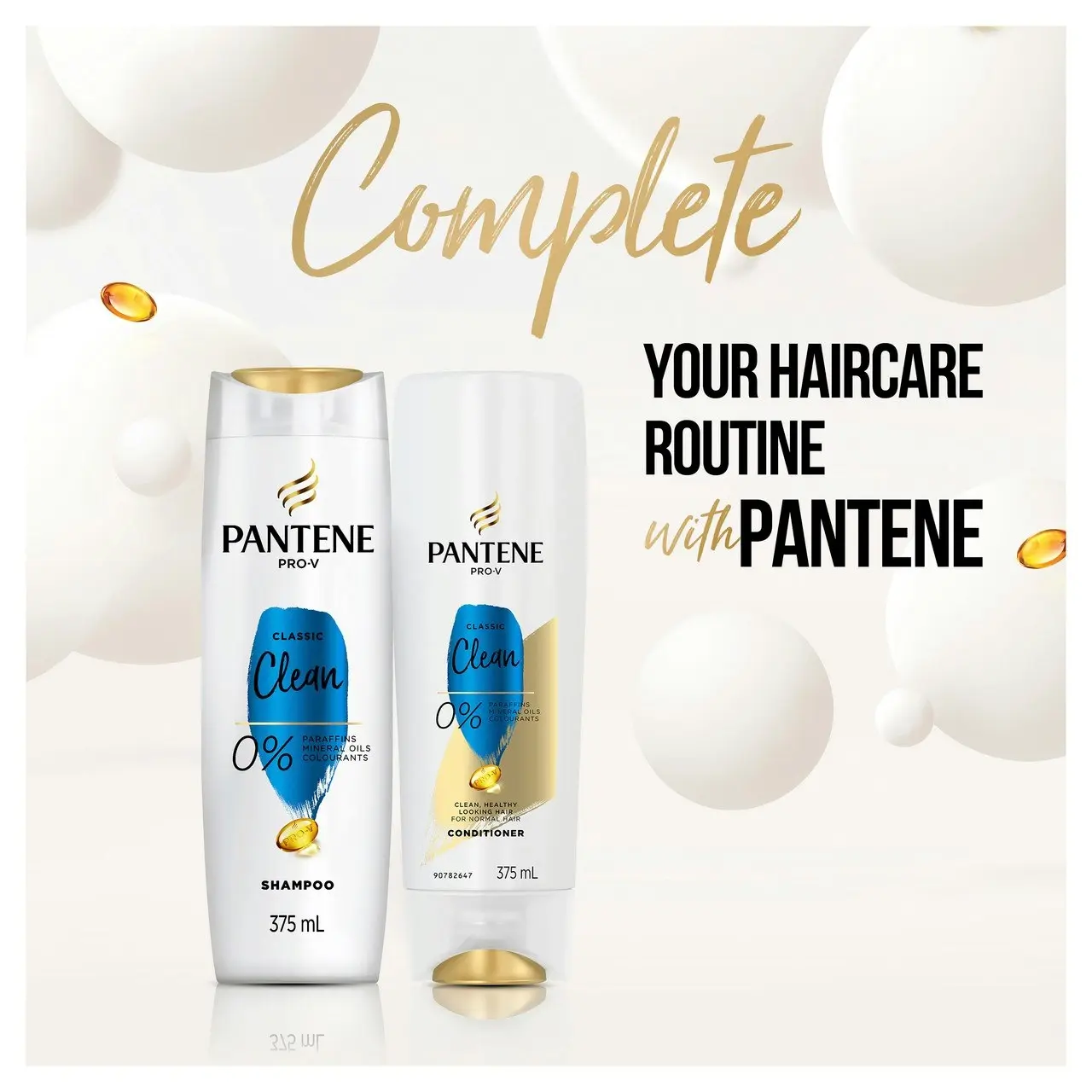 Pantene Pro-V Shampoo Classic Clean 375ml