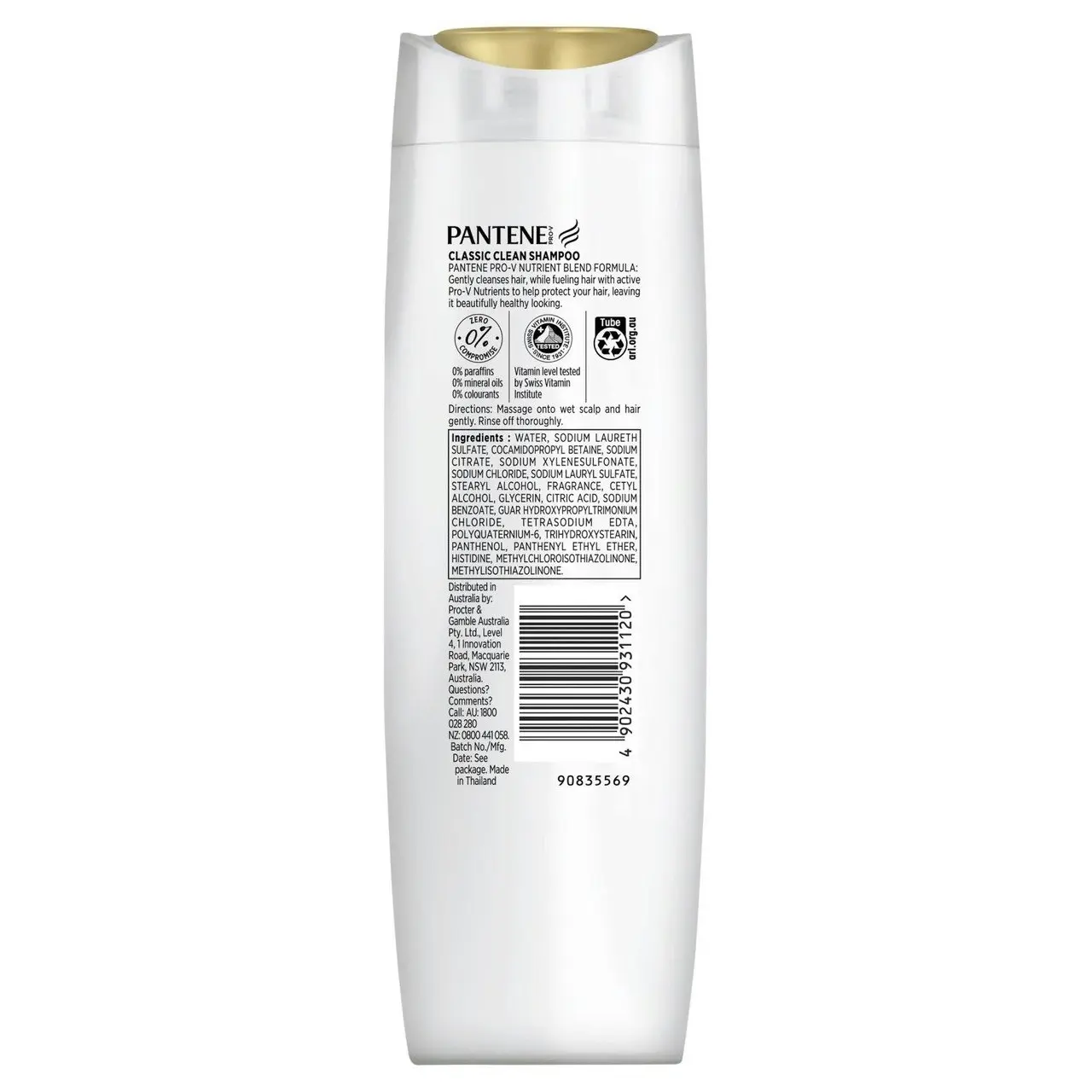 Pantene Pro-V Shampoo Classic Clean 375ml