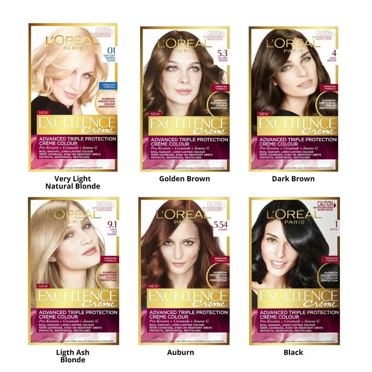 L'Oreal Paris Excellence Age Perfect Permanent Hair Colour - 8.32 Natural Rose Blonde (Natural Blended Colour)