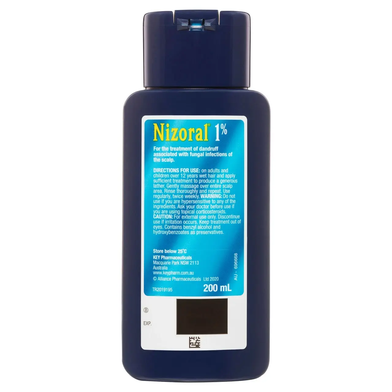 NIZORAL 1% Anti-Dandruff Treatment 200mL