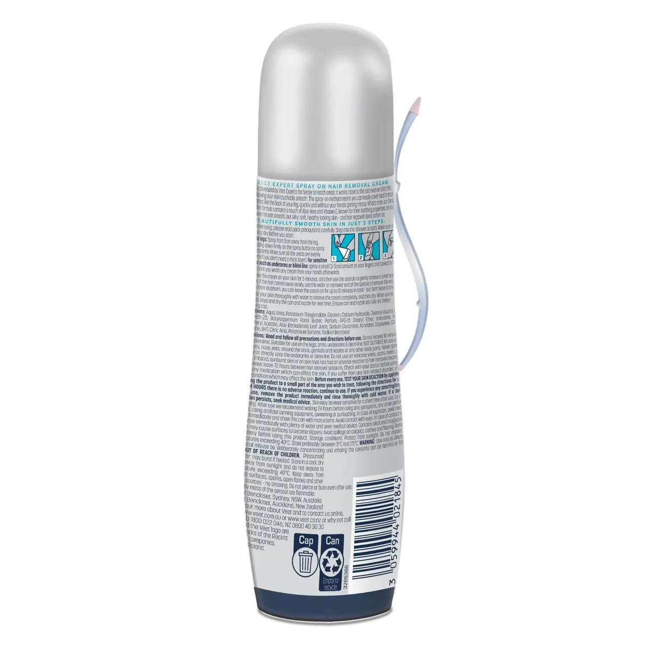 Veet Expert Spray On Hair Removal Cream Sensitive, 150g