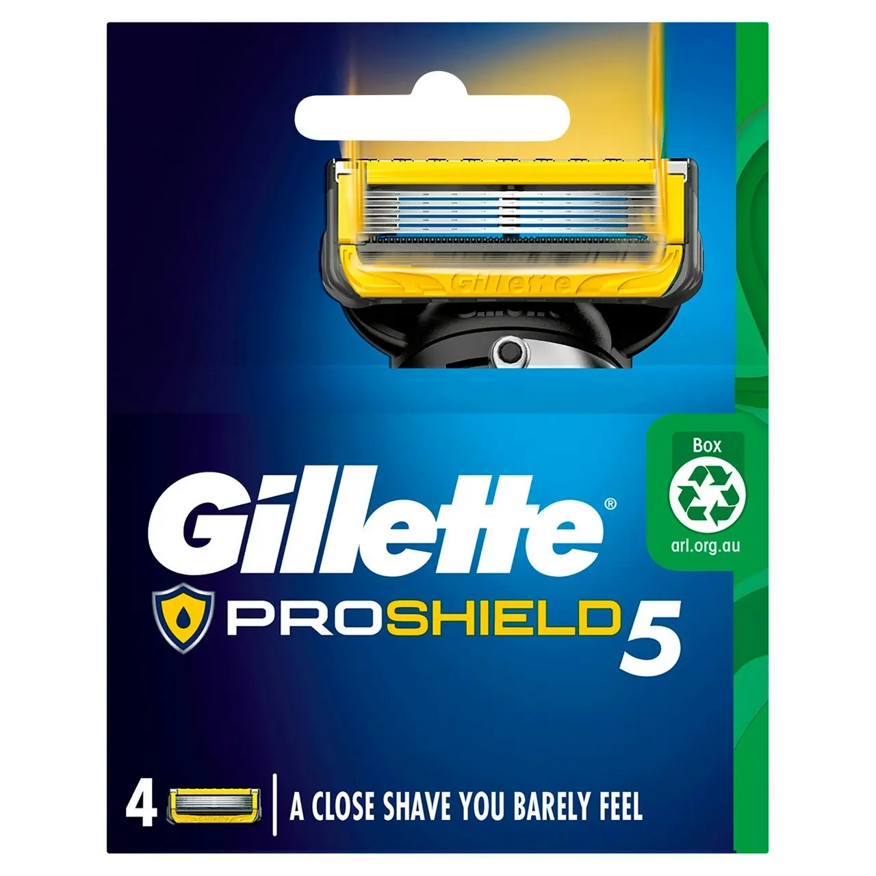 Gillette ProShield 5 Razor Blades cartridges 4 count, Shave Care