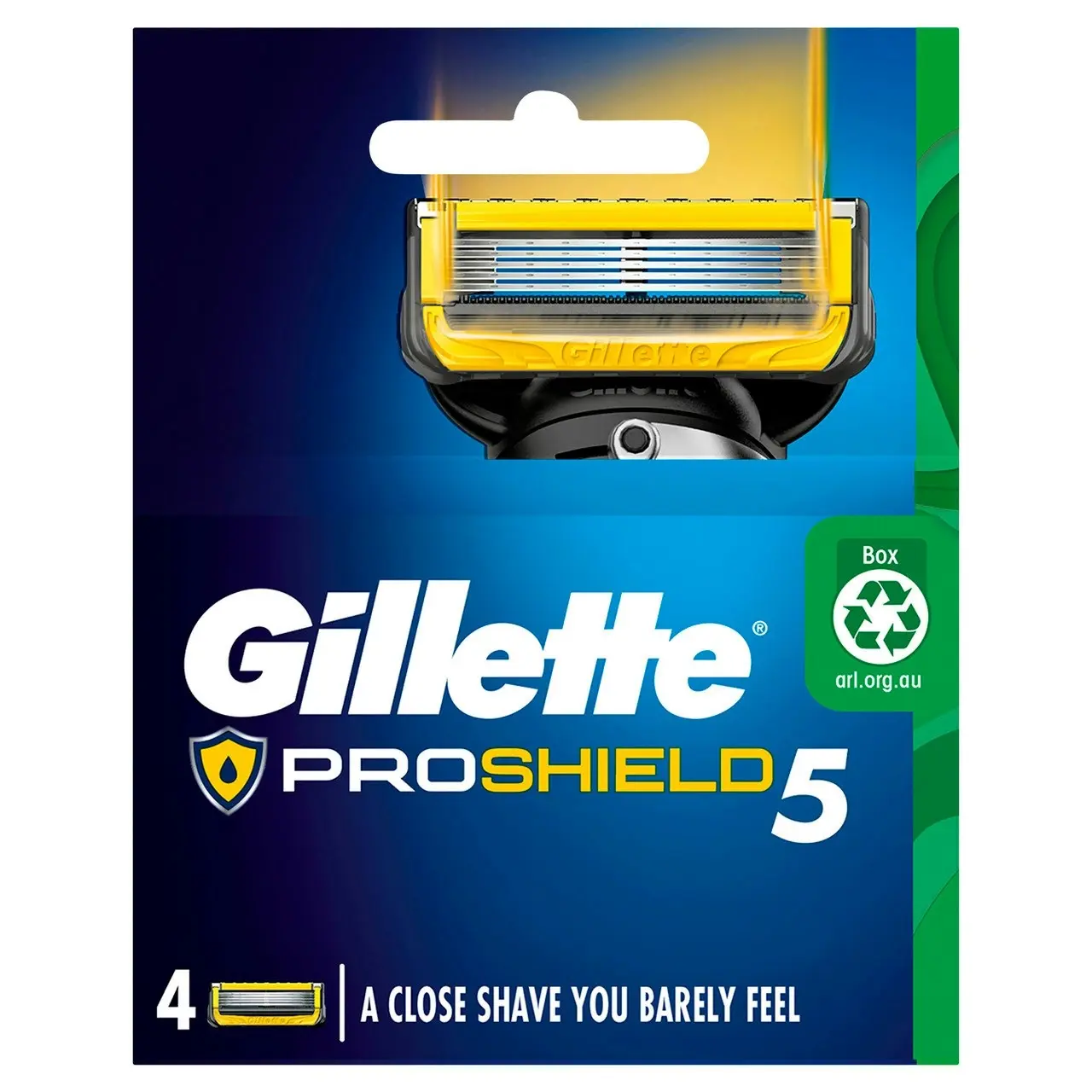 Gillette ProShield 5 Razor Blades cartridges 4 count, Shave Care