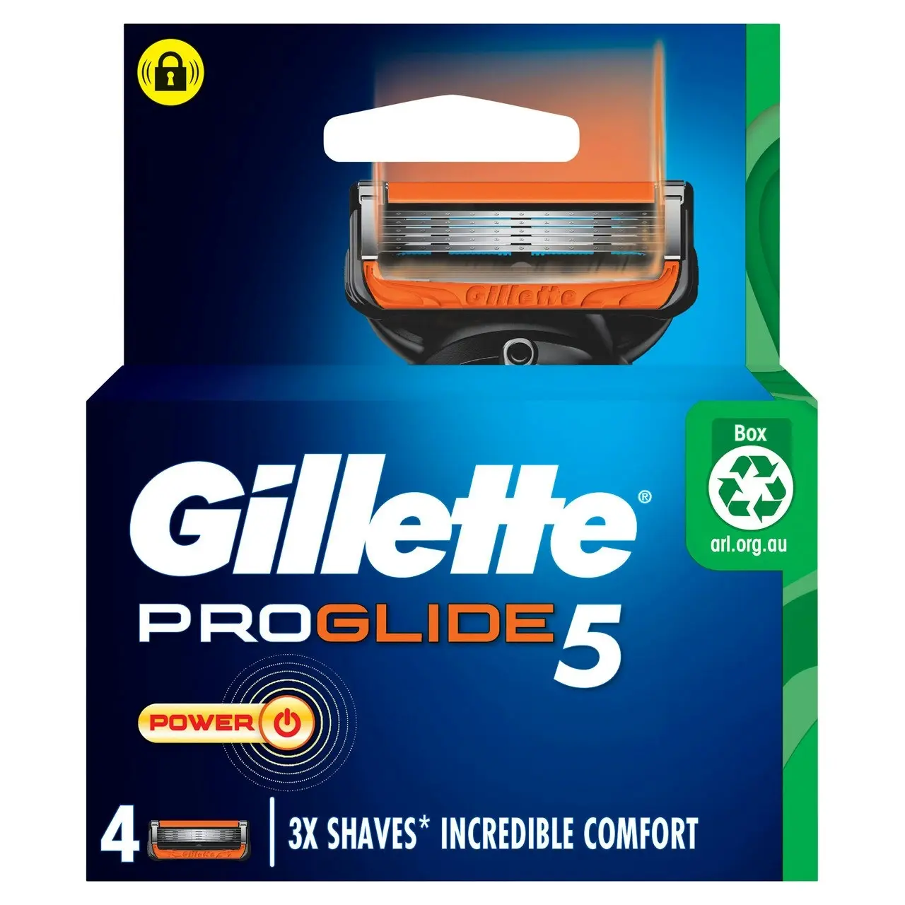 Gillette ProGlide 5 Power Razor Blades cartridges 4 count, Shave Care