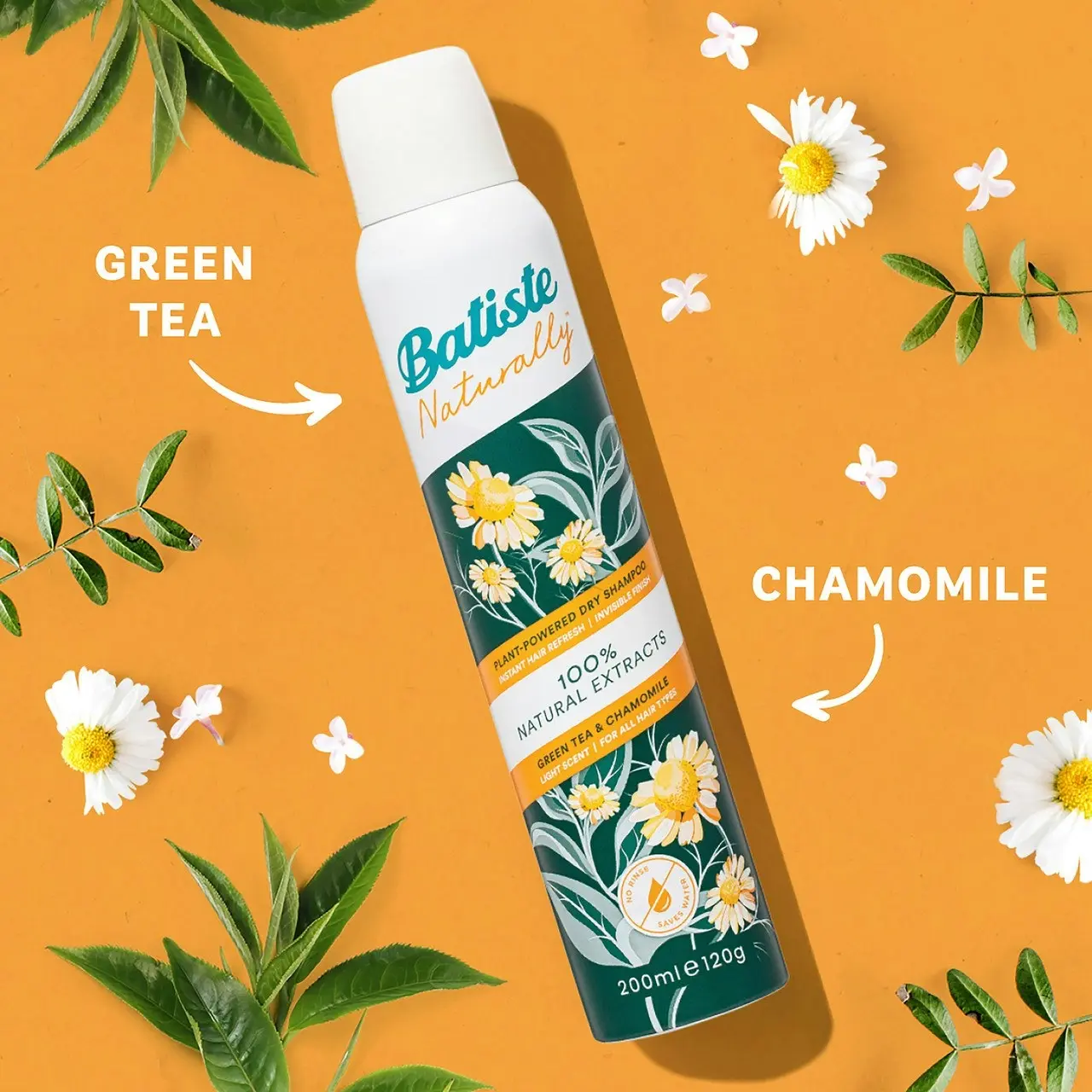 Batiste Naturally Green Tea and Chamomile 200mL