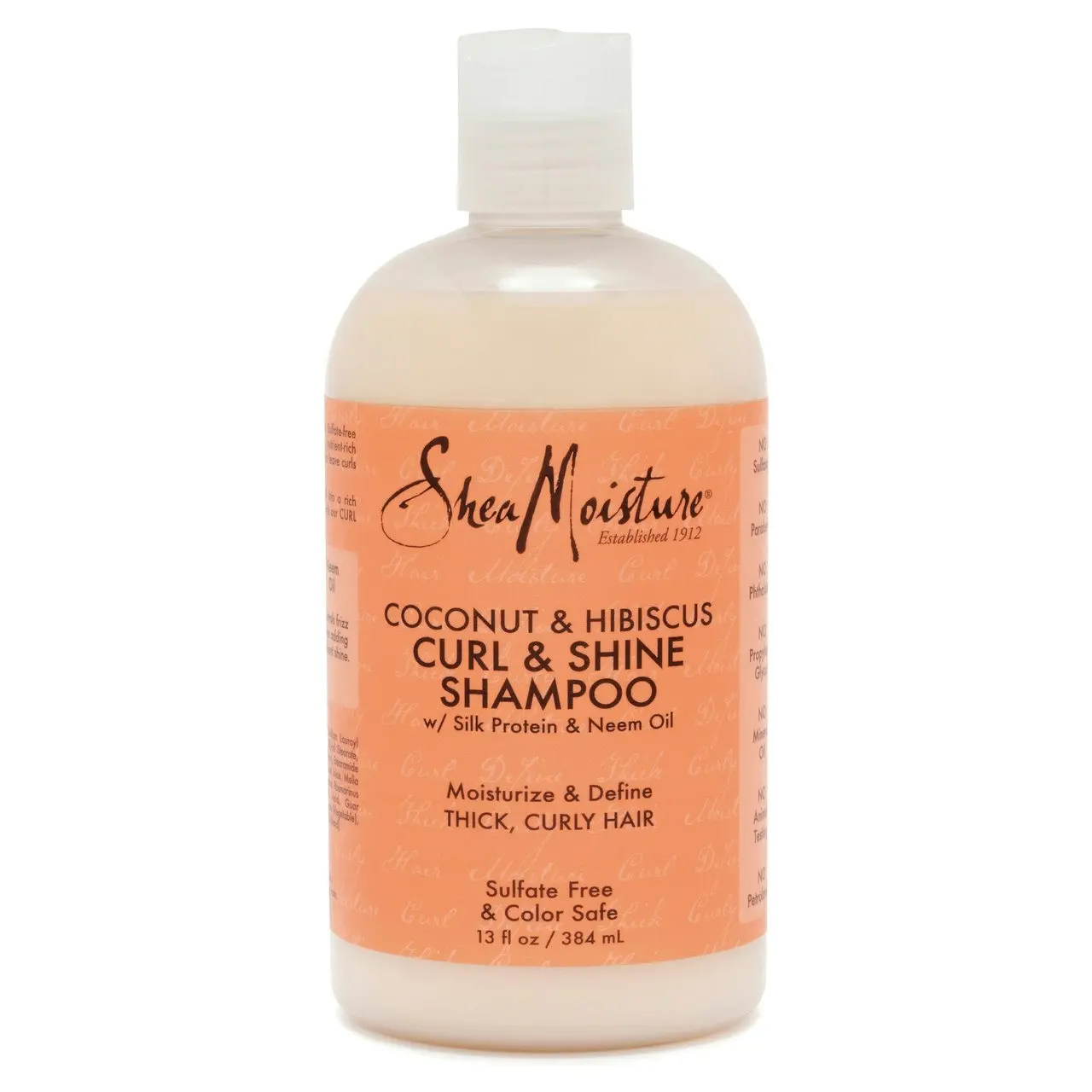 Shea Moisture Coconut & Hibiscus Curl & Shine Shampoo 384mL