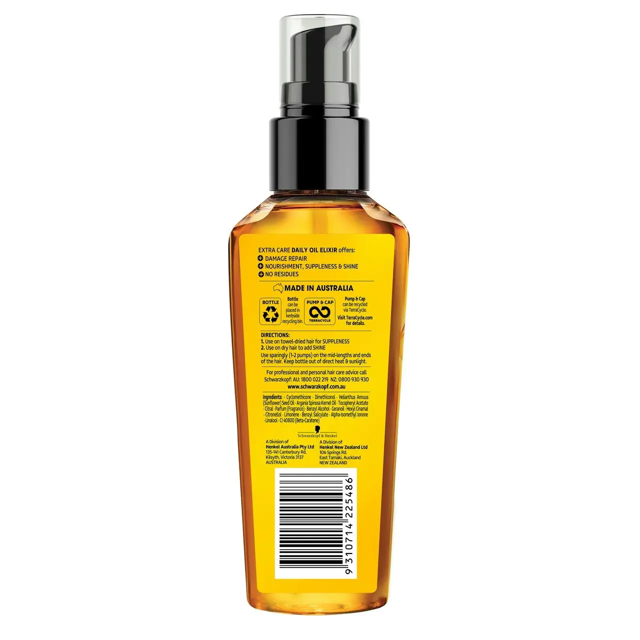 Schwarzkopf Extra Care Daily Oil Elixir 100mL