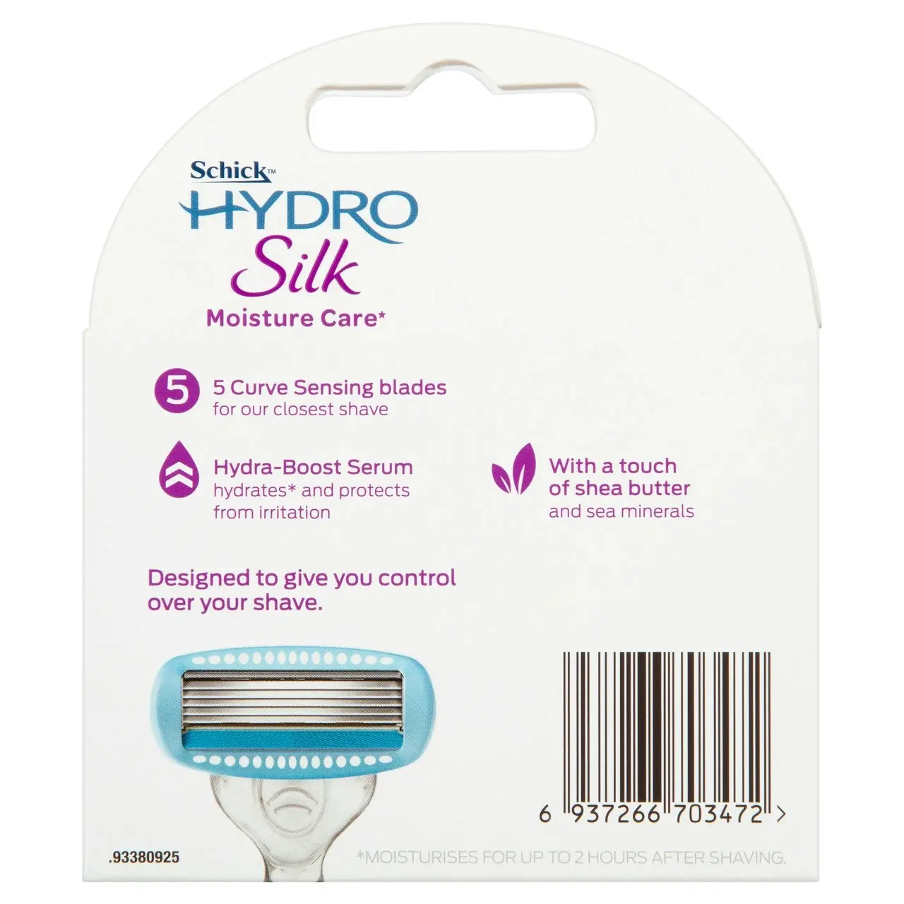 Schick Hydro Silk Razor Refills Moisture Care* 4pk