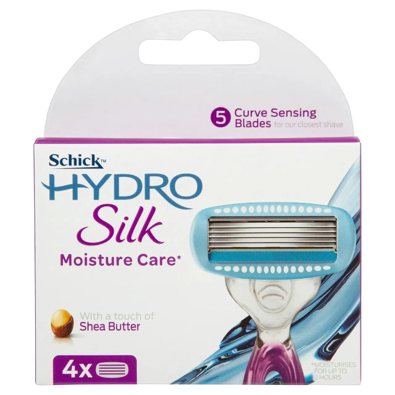 Schick Hydro Silk Razor Refills Moisture Care* 4pk