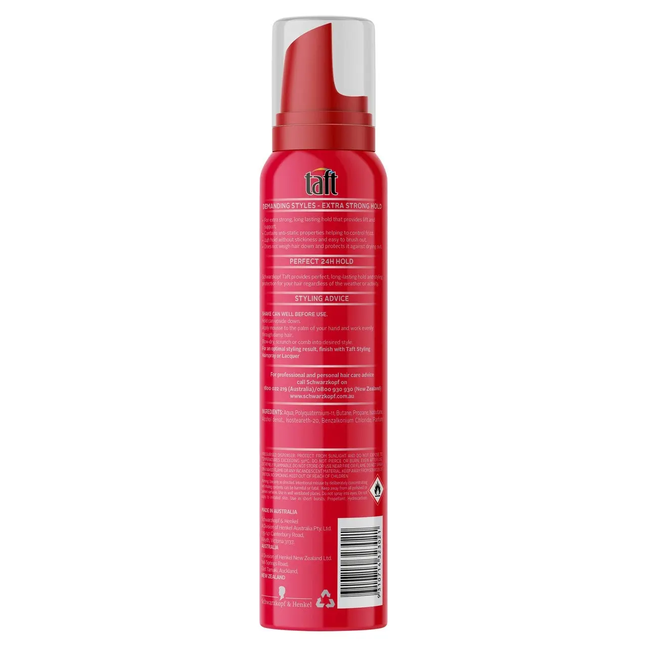 Schwarzkopf Taft Styling Mousse Extra Strong Hold 200g