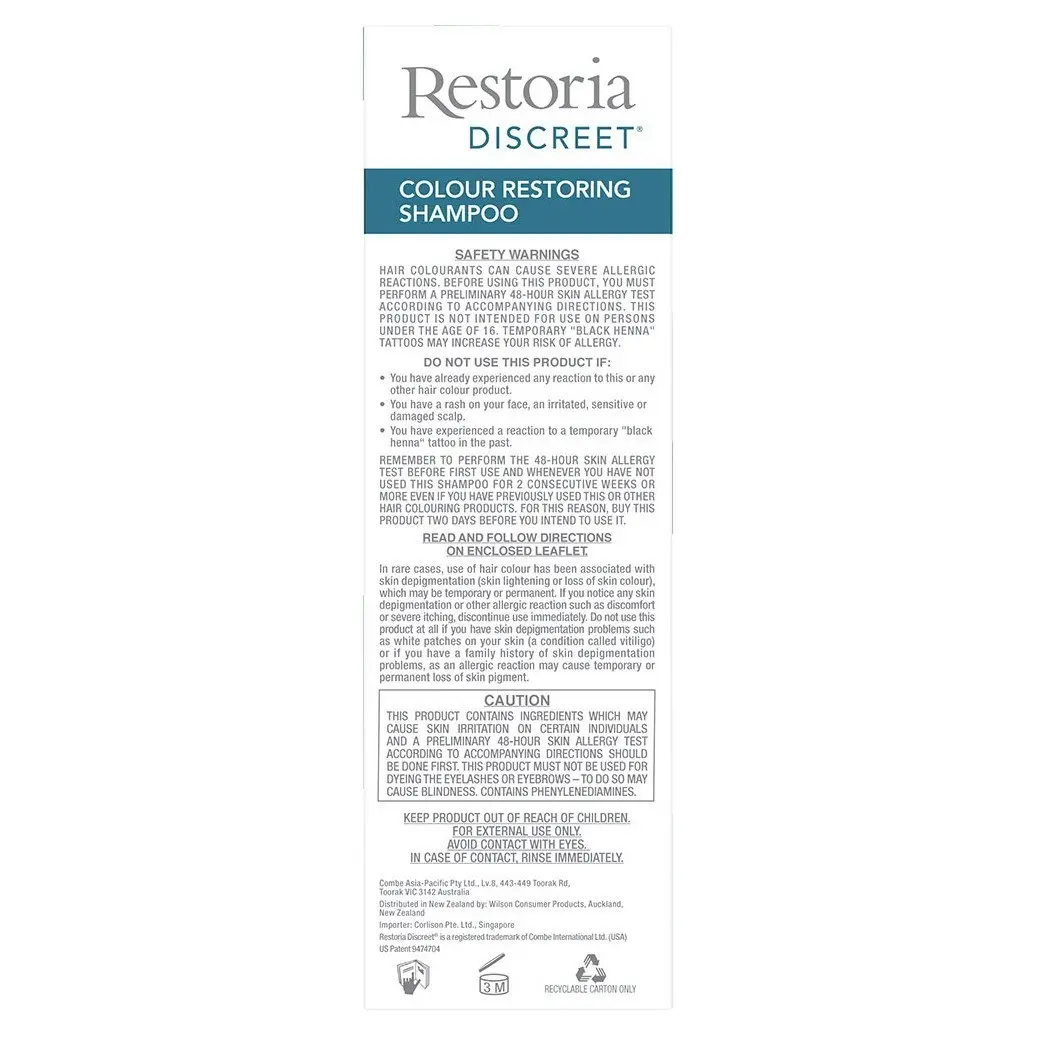 Restoria Discreet Shampoo 147mL