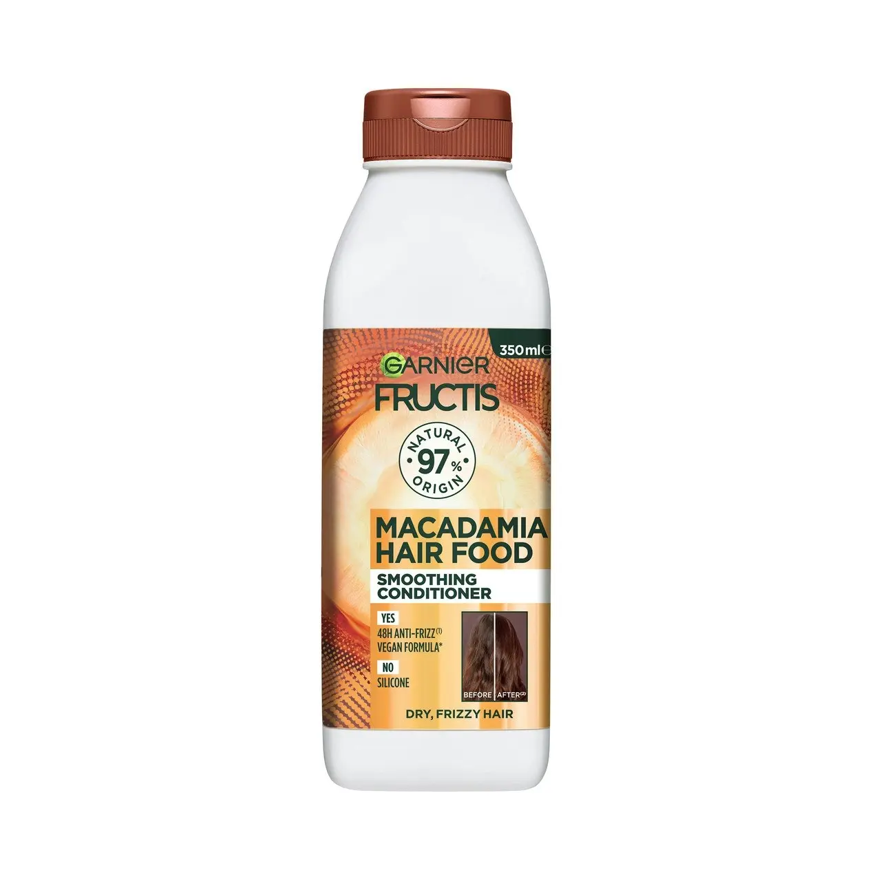 Fructis Hair Food Macadamia Conditioner for Unruly Hair 350ml