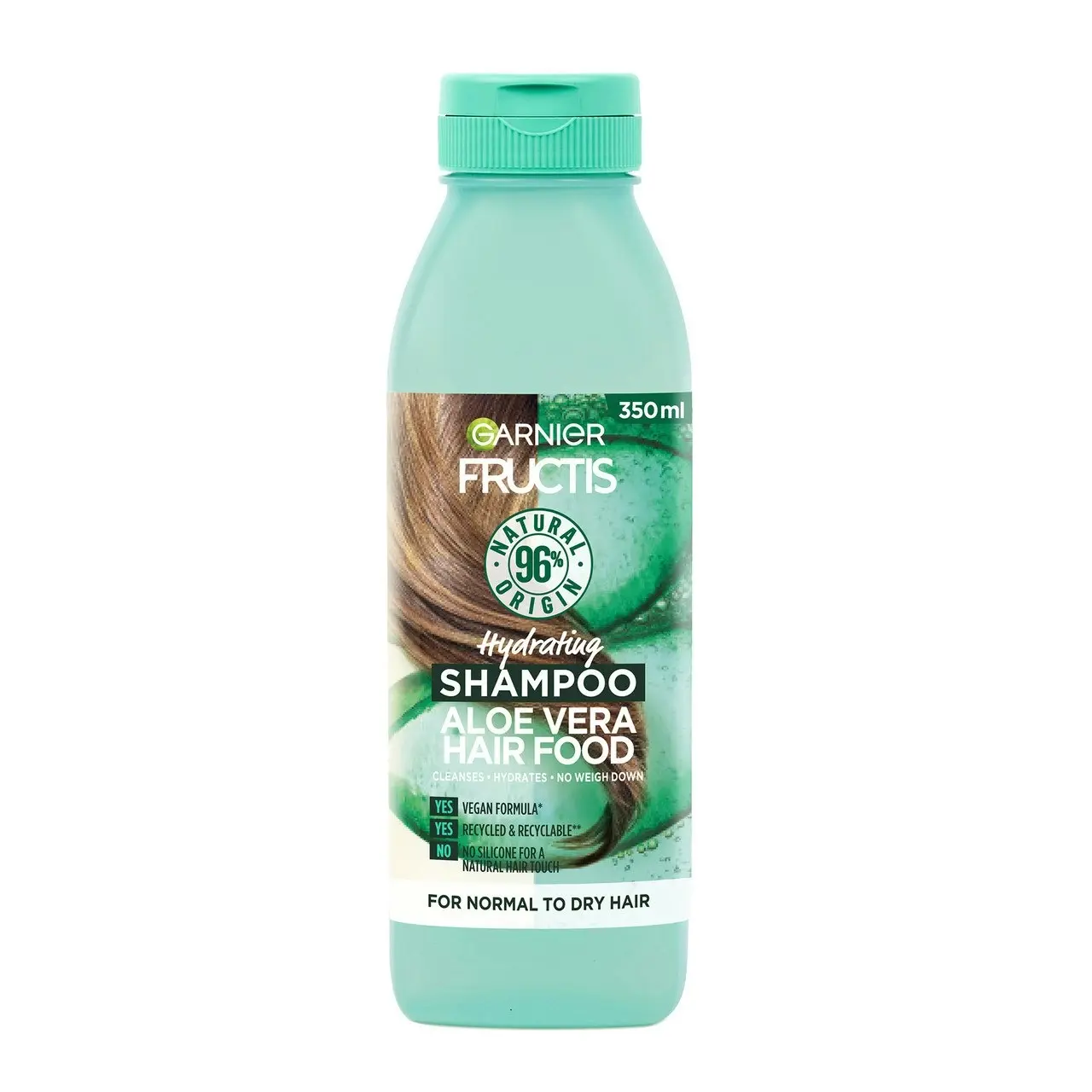 Fructis Hair Food Aloe Vera Shampoo for Normal to Dry hair 350ml