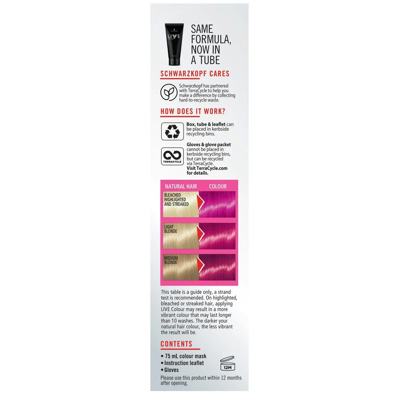 Schwarzkopf LIVE Colour Ultra Brights Shocking Pink 75ml