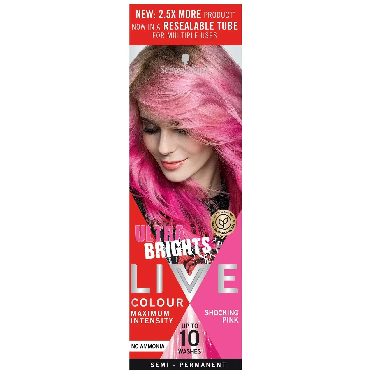 Schwarzkopf LIVE Colour Ultra Brights Shocking Pink 75ml