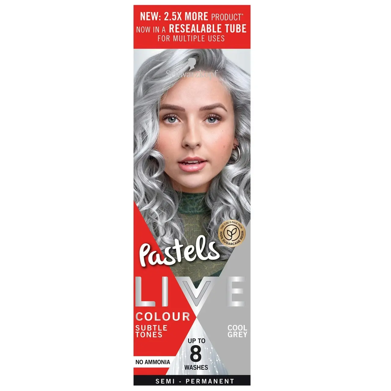 Schwarzkopf LIVE Colour Pastels Cool Grey 75ml