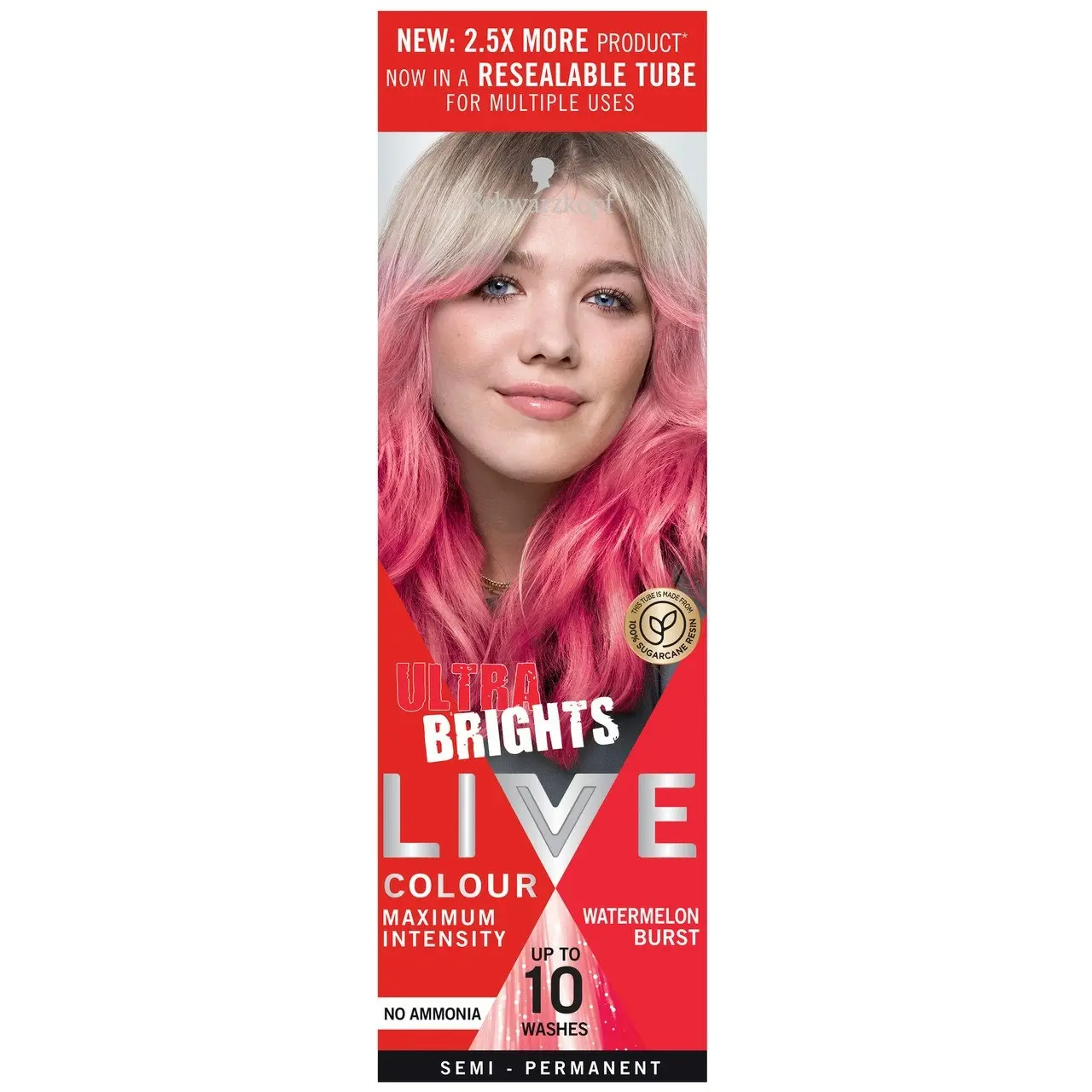 Schwarzkopf LIVE Colour Ultra Brights Watermelon Burst 75ml