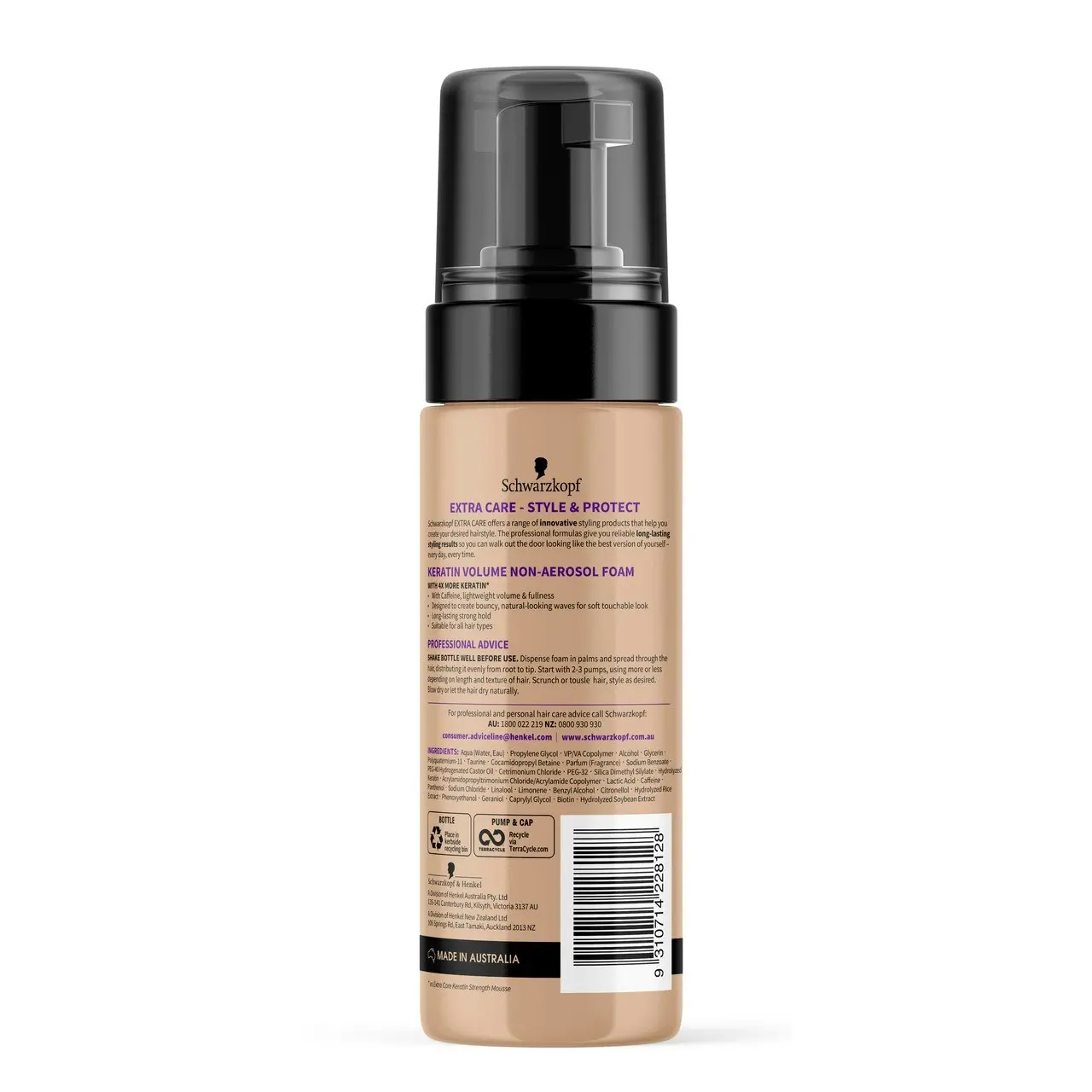 Schwarzkopf EC Styling Keratin Volume Foam 150mL