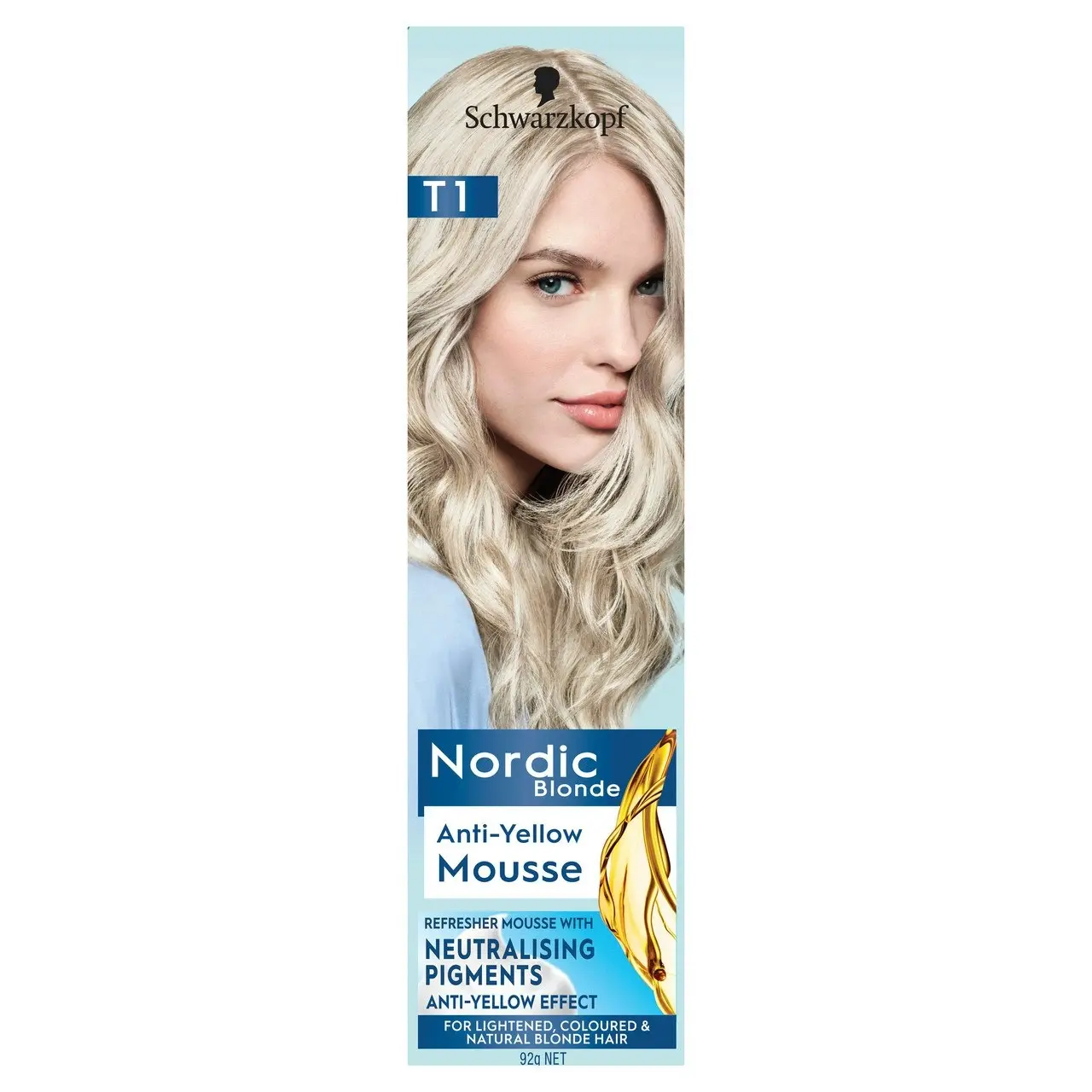 Schwarzkopf Nordic Blonde T1 Anti-Yellow Mousse