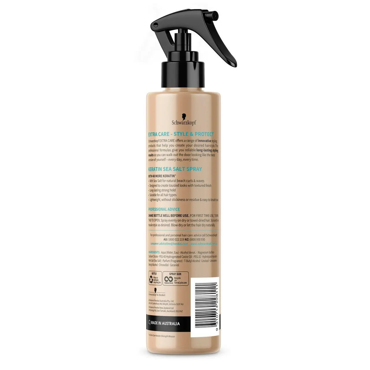 Schwarzkopf EC Styling Keratin Sea Salt Spray 250ml