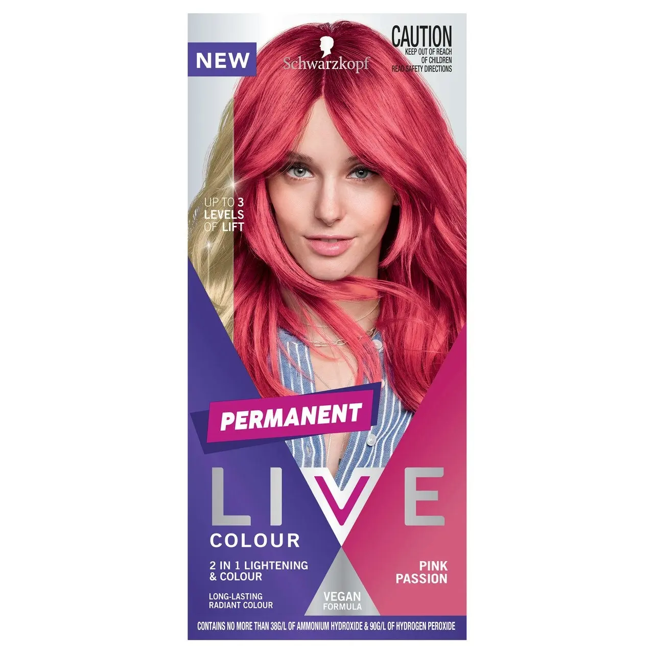 Schwarzkopf LIVE Colour Permanent Pink Passion