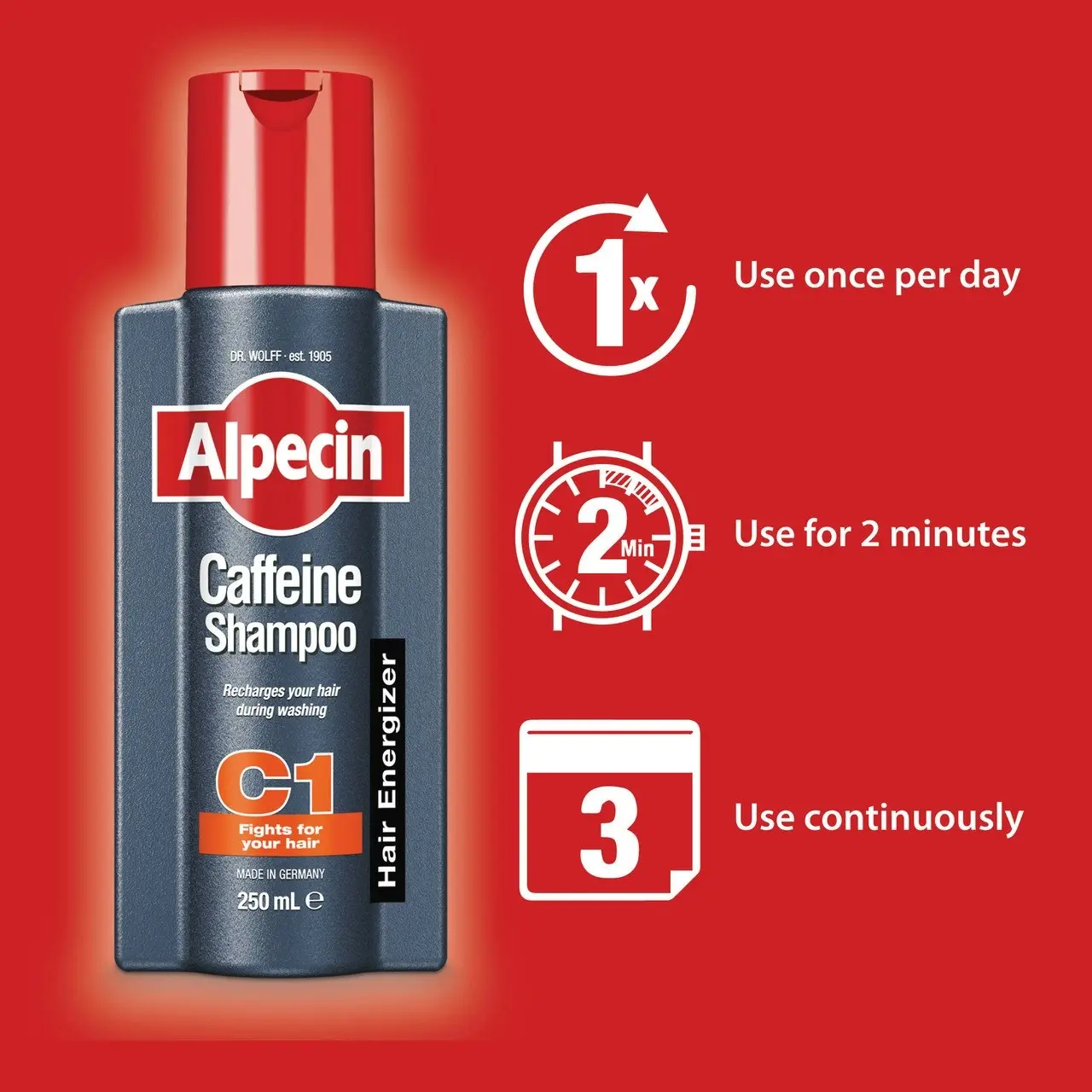 Alpecin Caffeine Shampoo 250ml