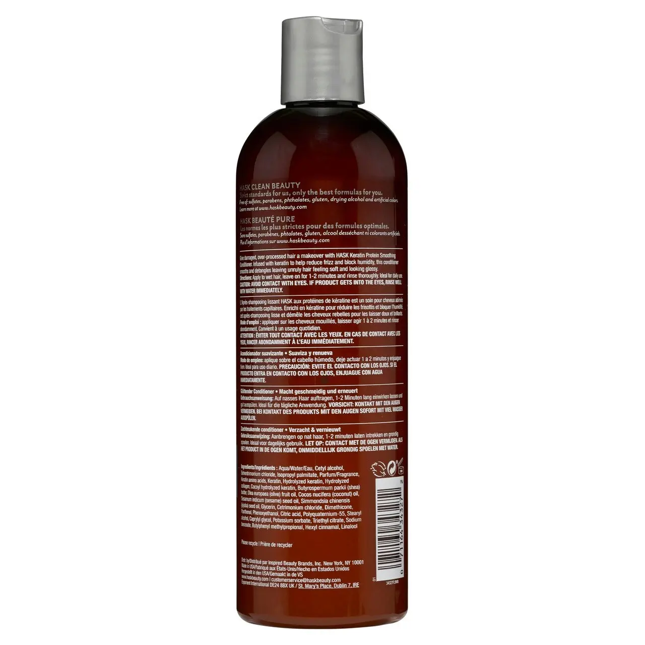 HASK Keratin Smooth Smoothing Conditioner 355 mL