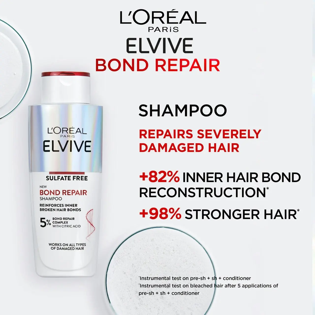 L'Oreal Paris Elvive Bond Repair Shampoo 200ml