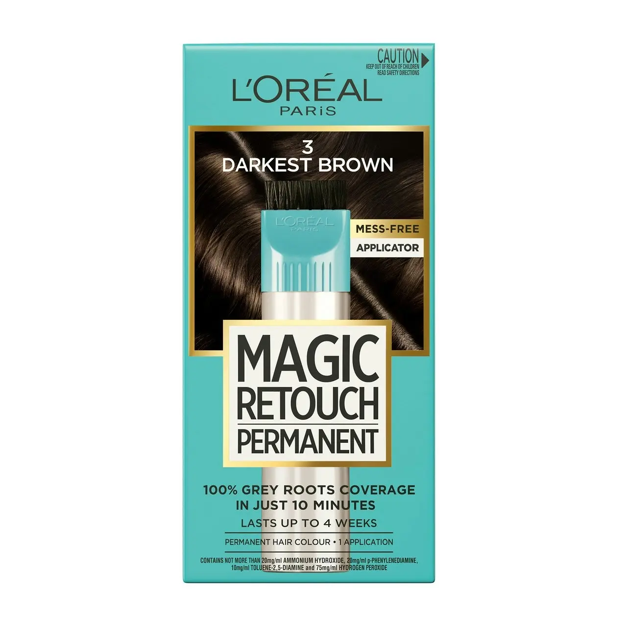 L'Oreal Paris Magic Retouch Permanent 3 Darkest Brown