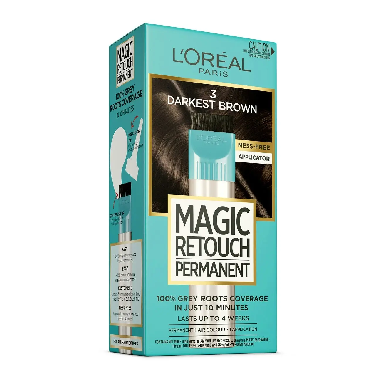 L'Oreal Paris Magic Retouch Permanent 3 Darkest Brown