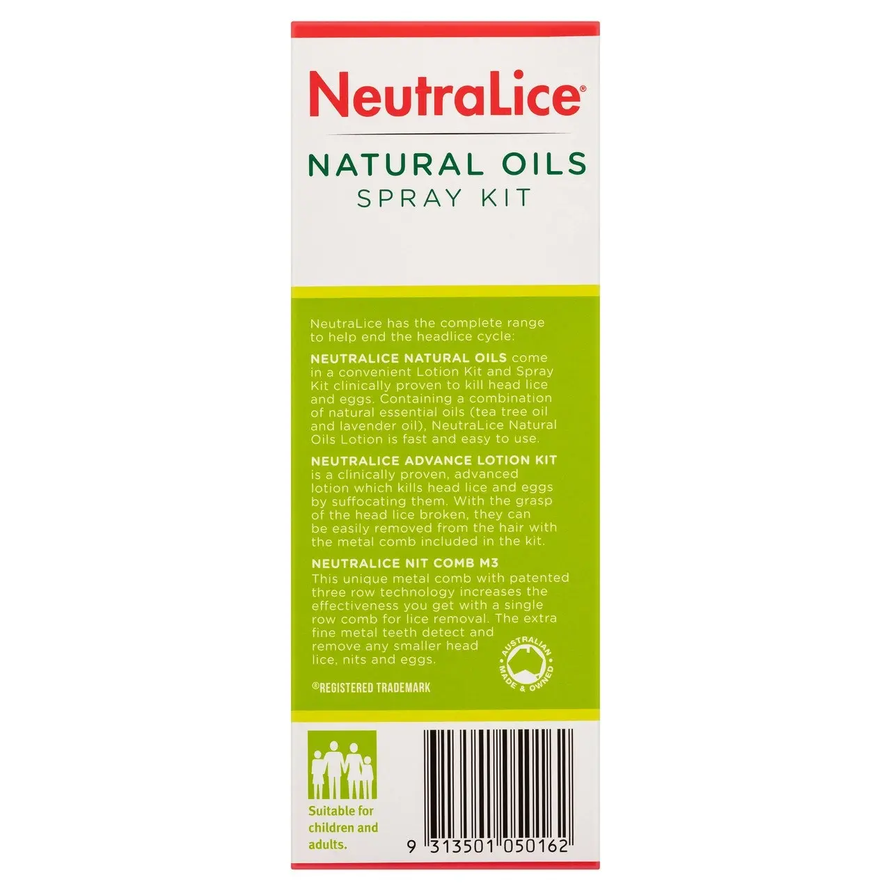 NeutraLice Natural Spray Kit 200ml