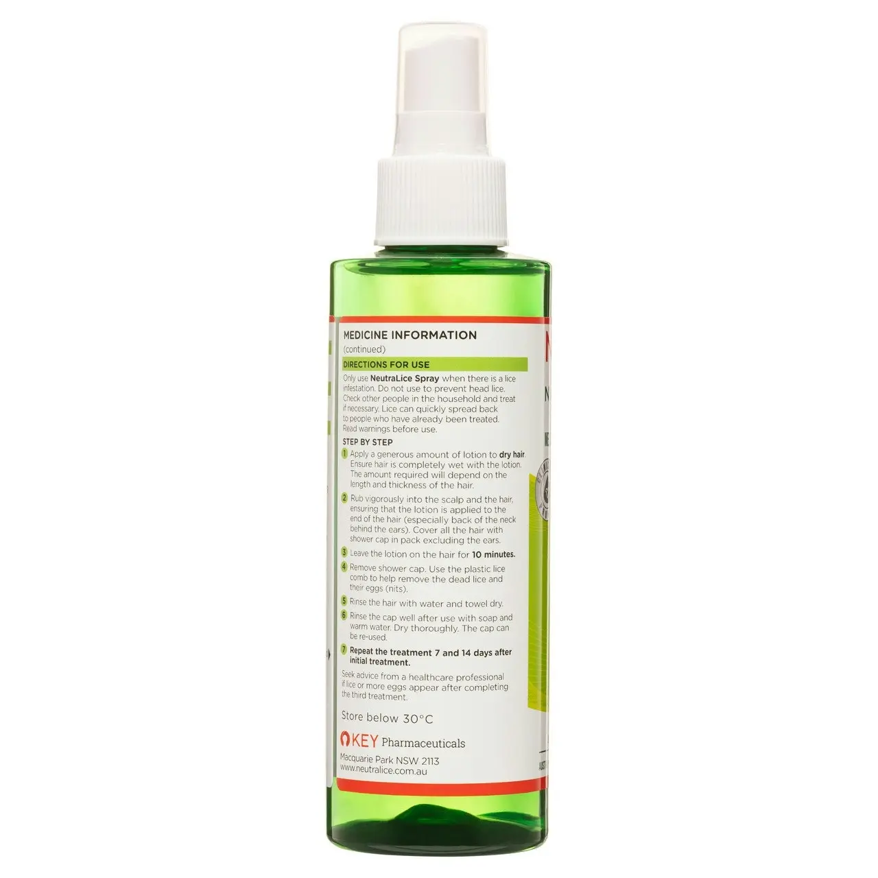 NeutraLice Natural Spray Kit 200ml