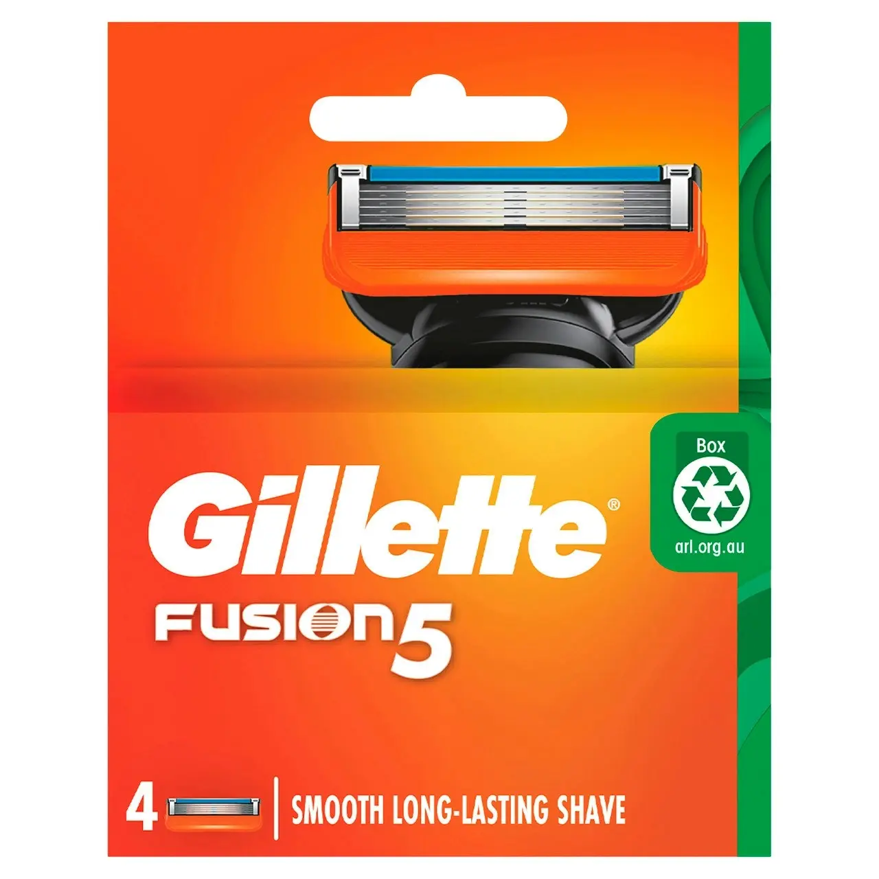 Gillette Fusion5 Razor Blades 4 Cartridges Refills, Shave Care