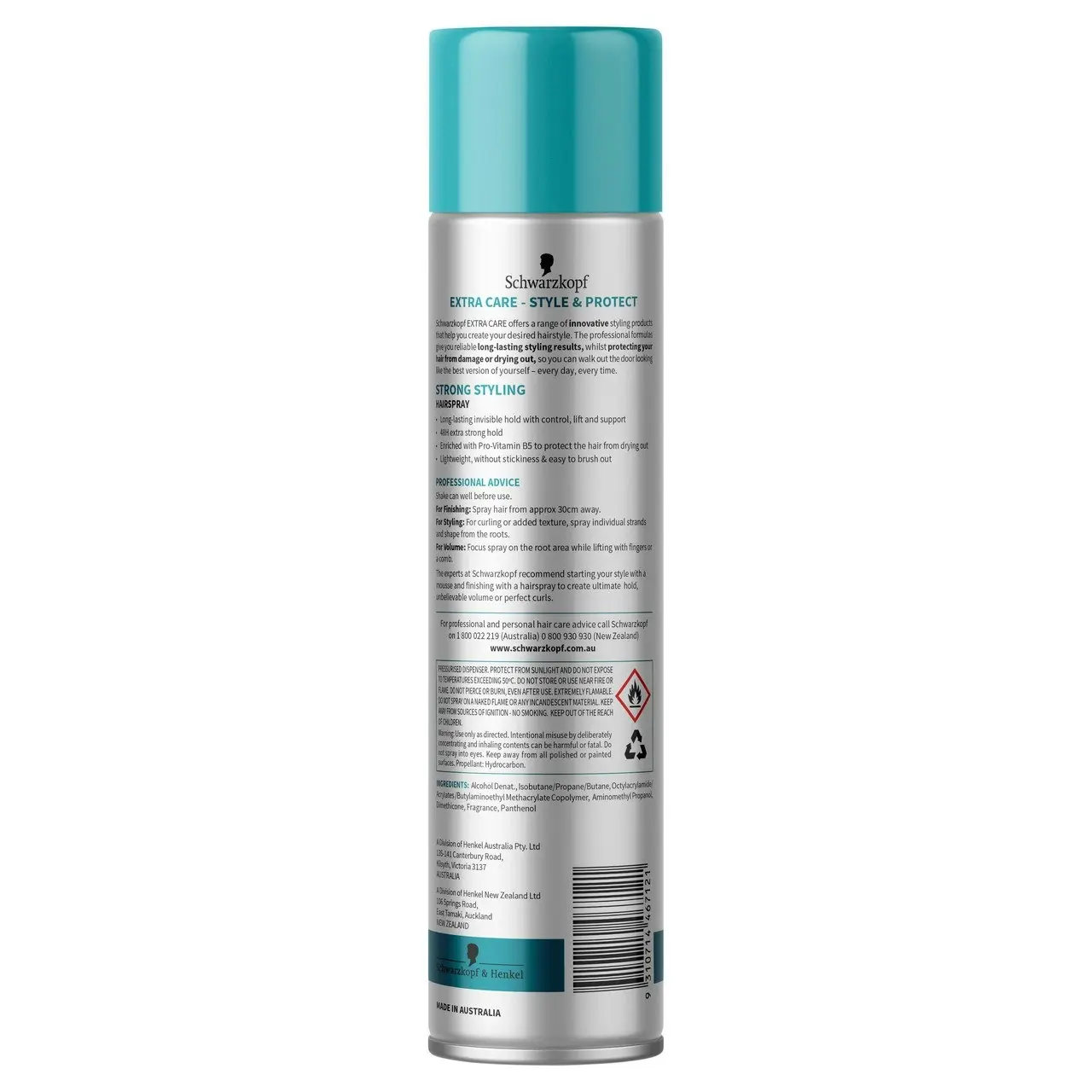 Schwarzkopf Extra Care Strong Styling Hairspray 250g