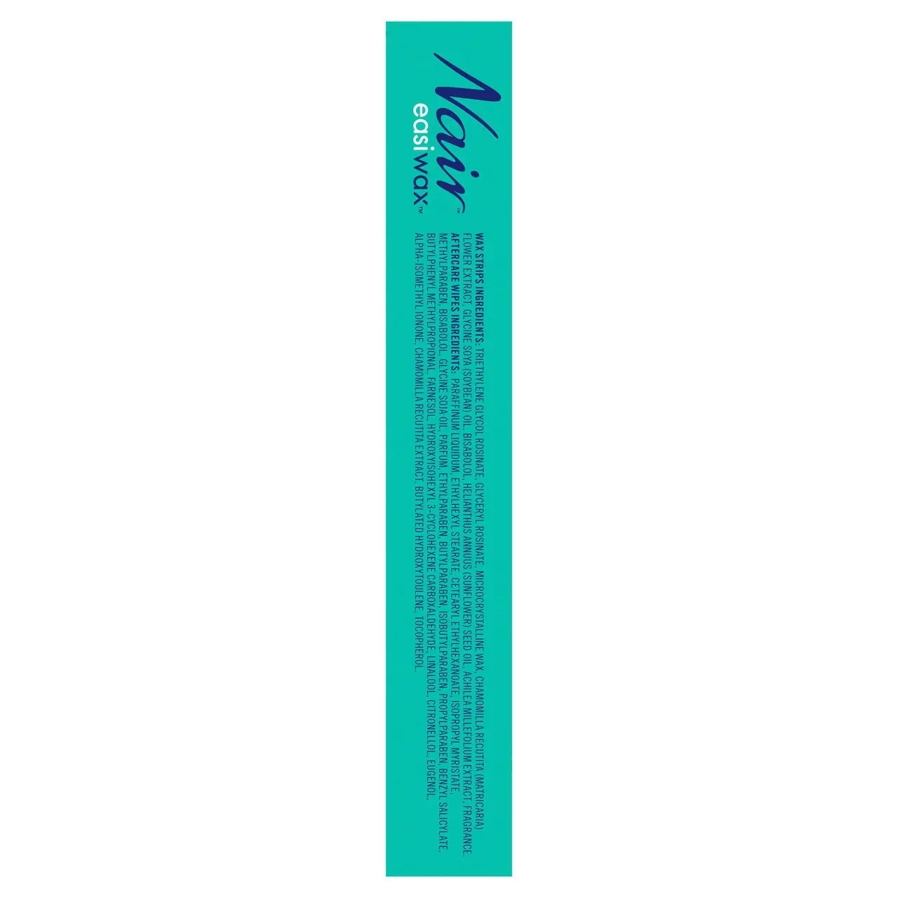 Nair Easiwax Large Wax Strips | Clear Strip | 20 pack | Legs & Body