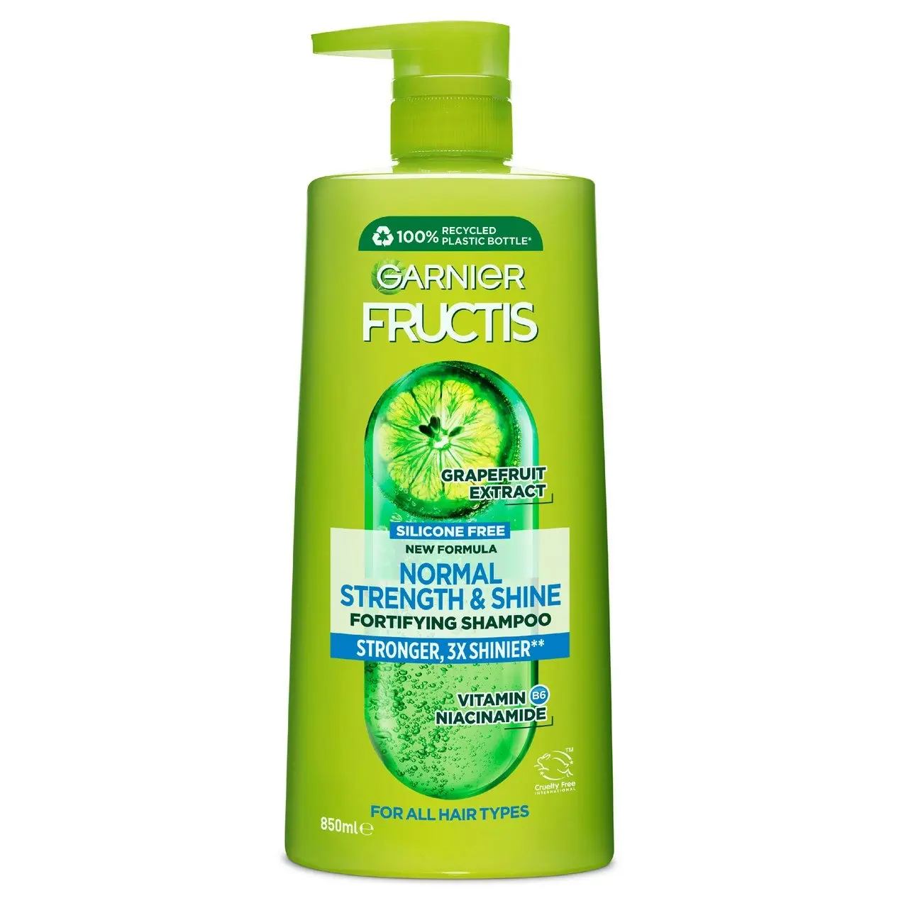 Garnier Fructis Normal Strength & Shine Shampoo 850ml for Normal Hair