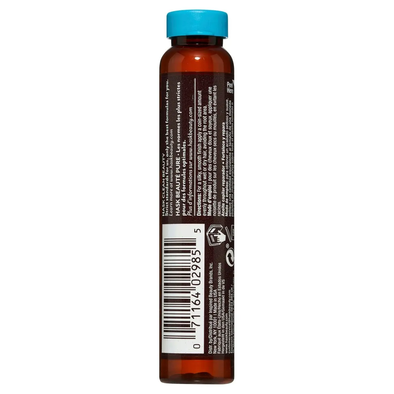 HASK Argan Oil Repairing Hair Oil Vial 18mL