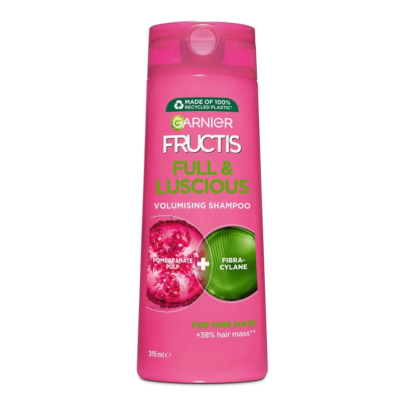 Garnier Fructis Full & Luscious Shampoo 315ml for Fine Hair