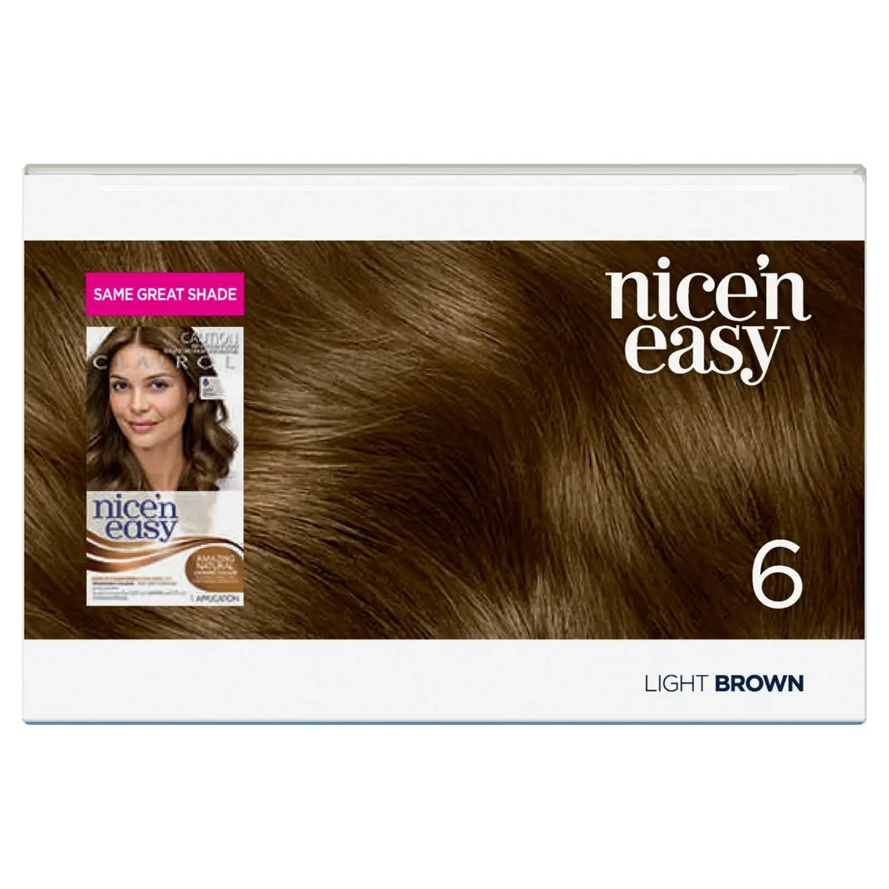 Clairol Nice 'N Easy 6 Natural Light Brown Permanent Hair Colour