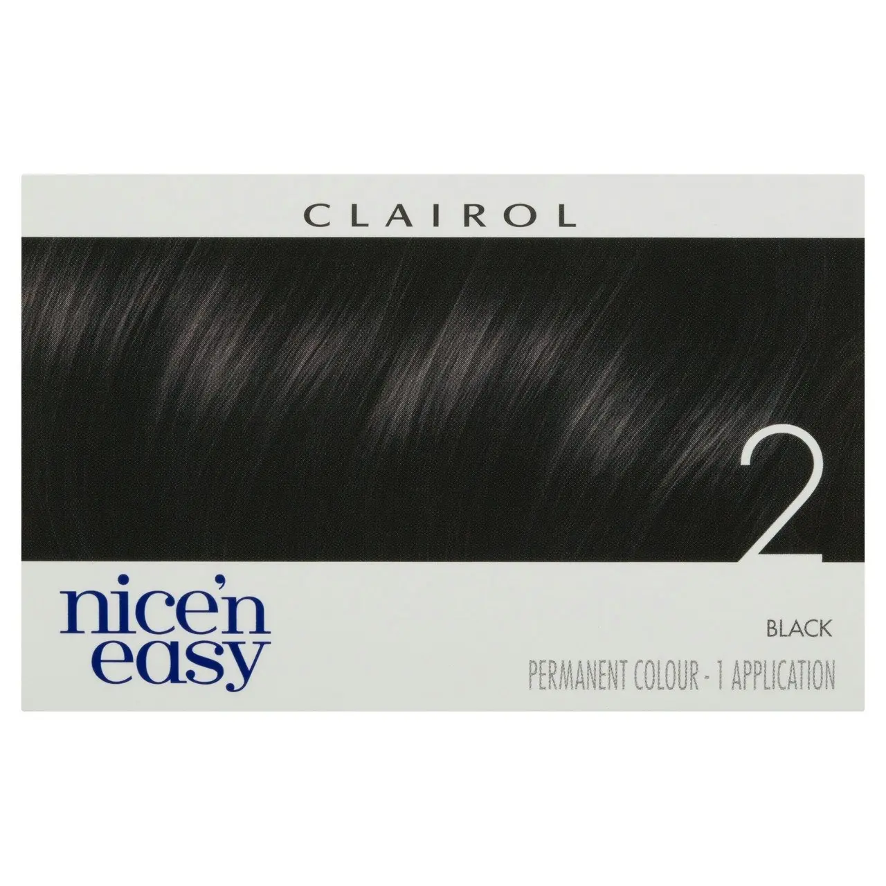 Clairol Nice 'N Easy 2 Natural Black Permanent Hair Colour